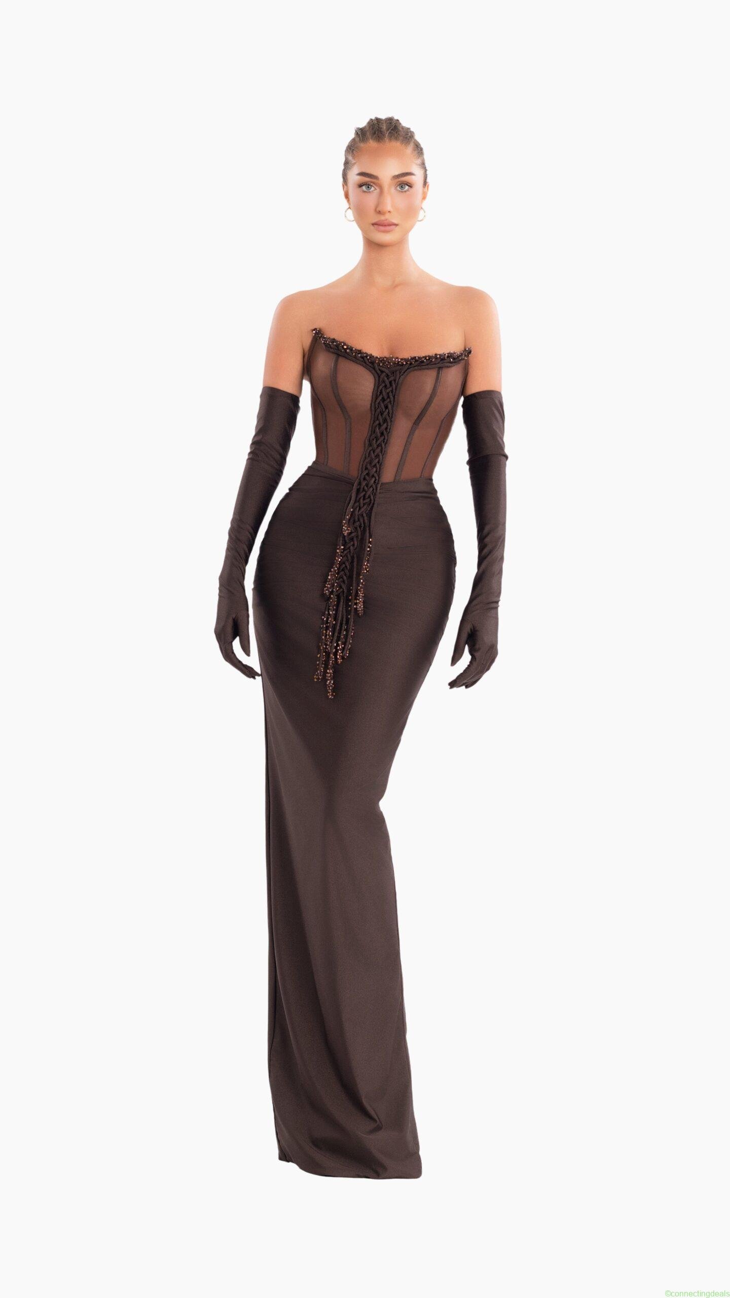 free ads Beaded Corset Elegance Gown
