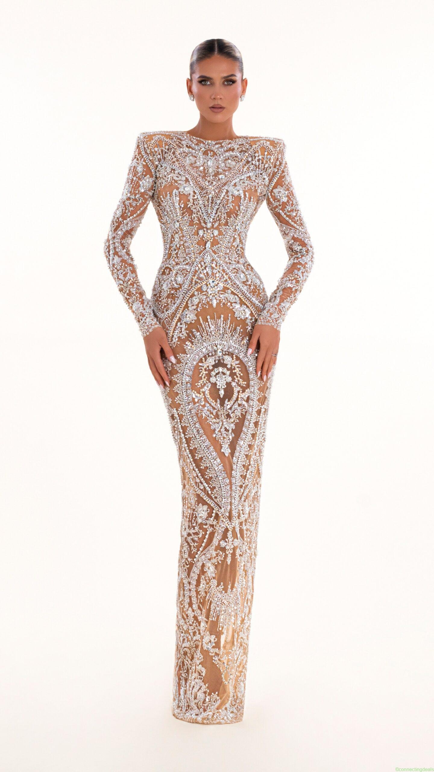 free ads Long Glamorous Silver Dress