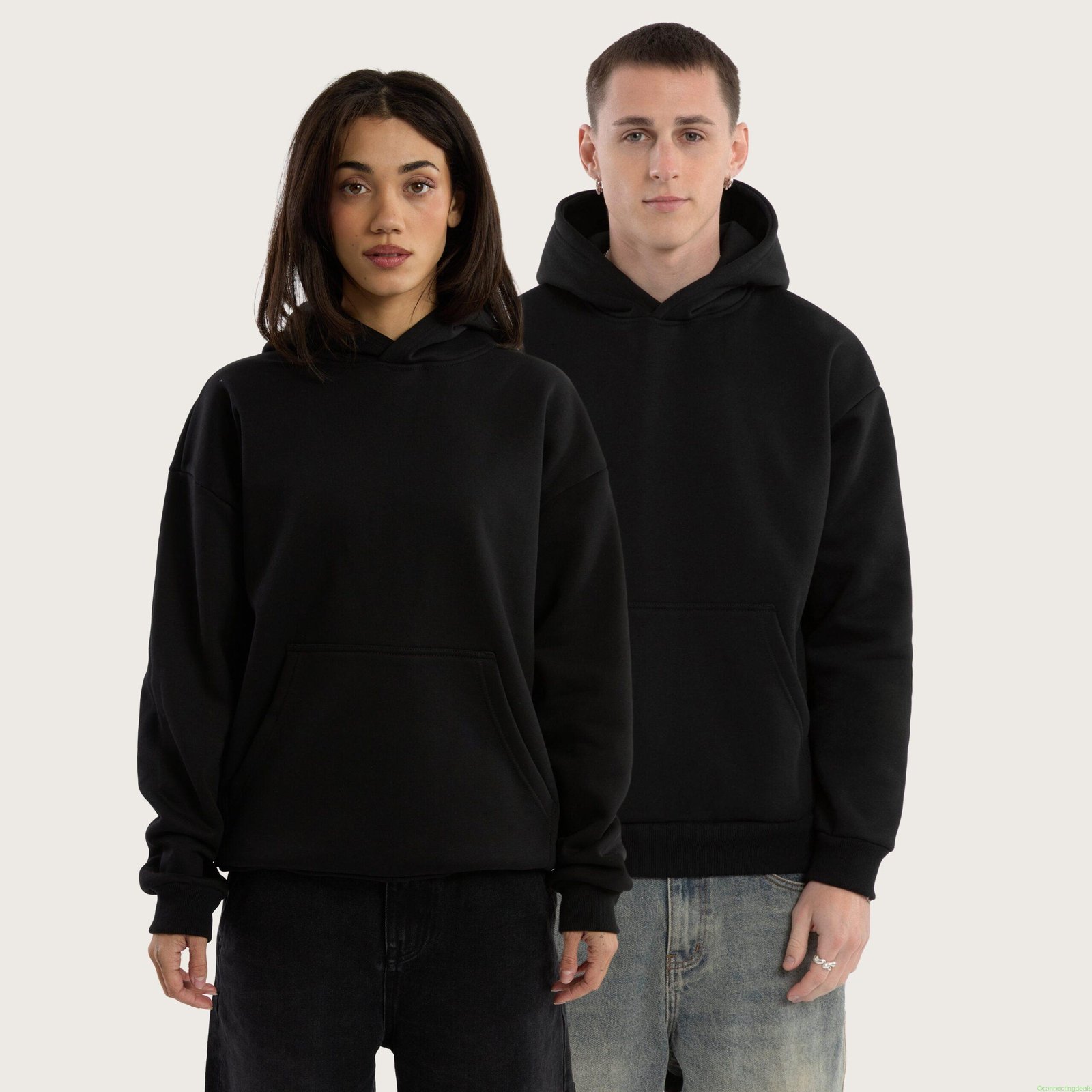 Weyburn Relaxed Hoodie Jet Black