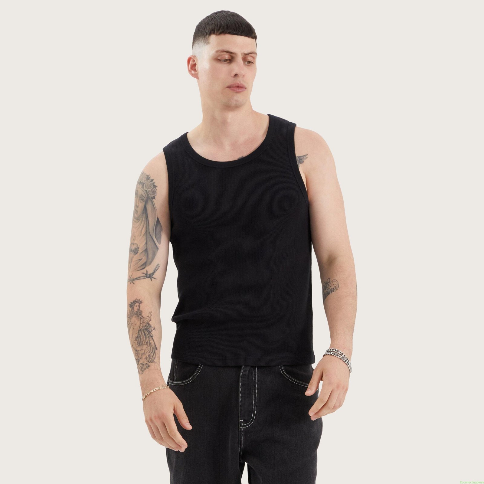 Weiza Singlet Jet Black