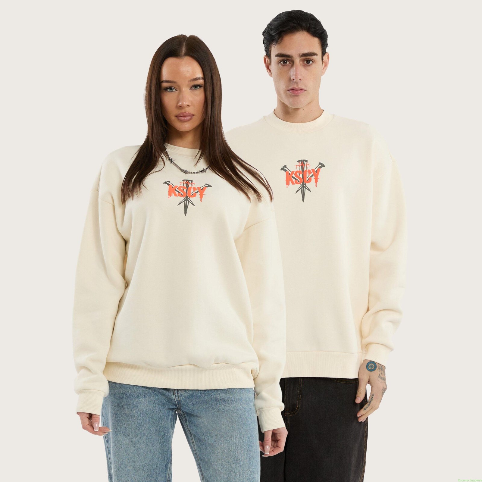 Attached Relaxed Sweater Tofu