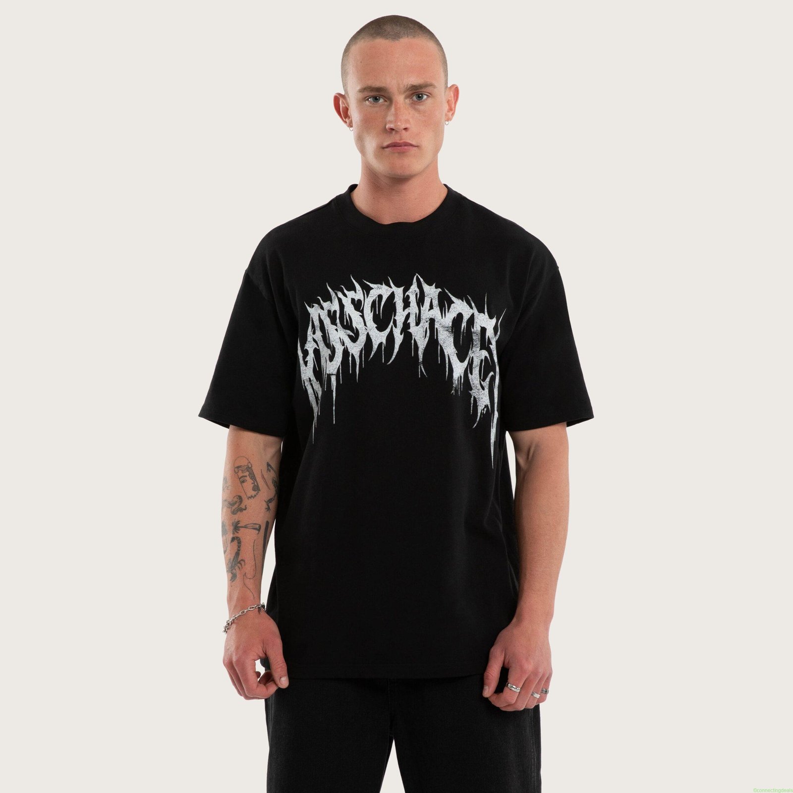 Utopia Box Fit Tee Jet Black