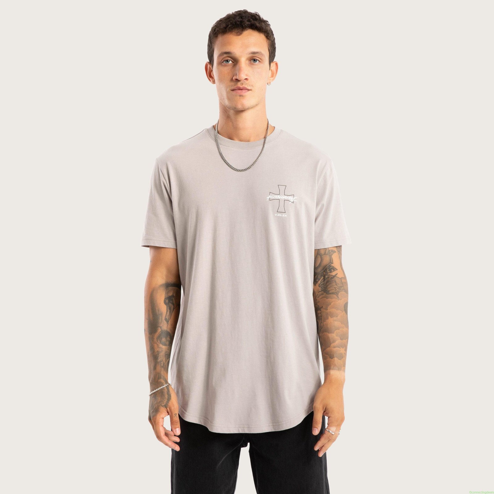 Crossover Dual Curved Tee Paloma