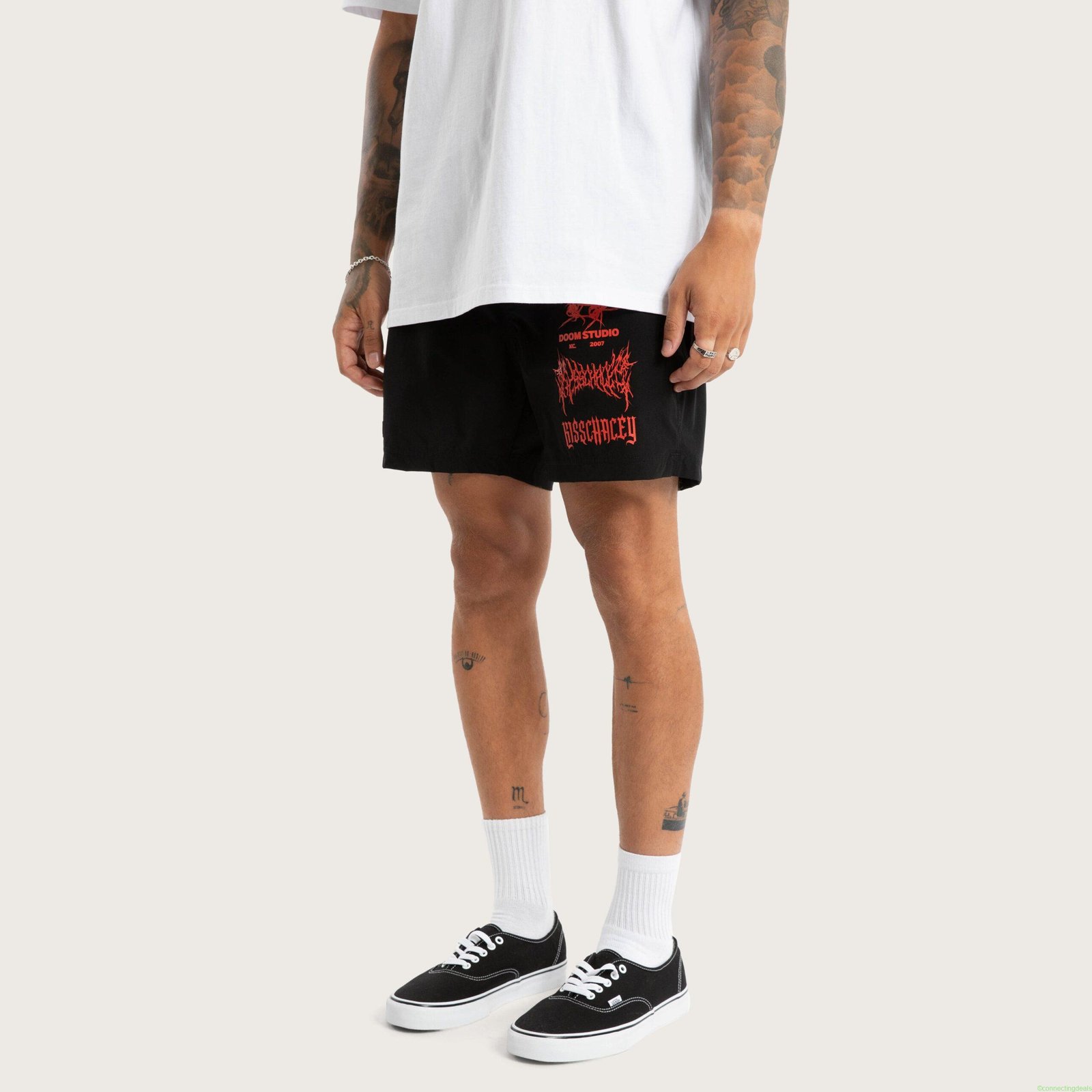 Doom Beach Short Jet Black