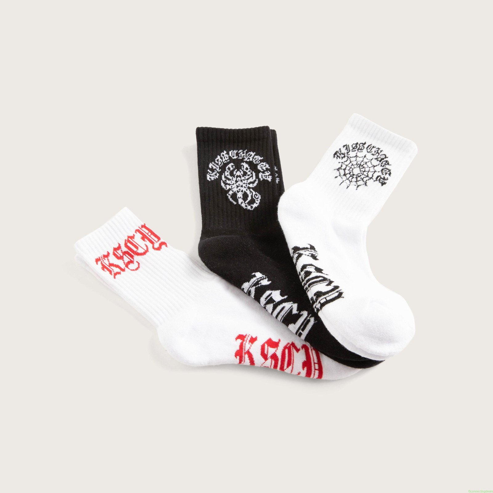 Web Mix 3PK Socks