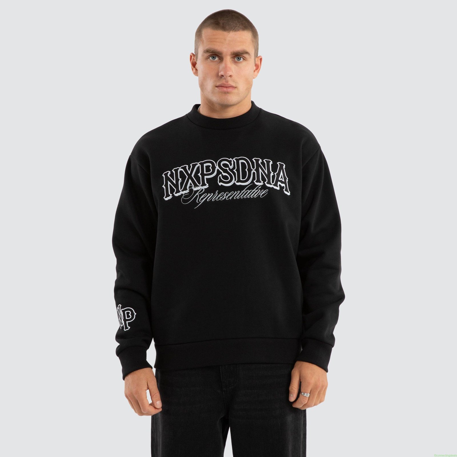 Warrior Relaxed Sweater Jet Black