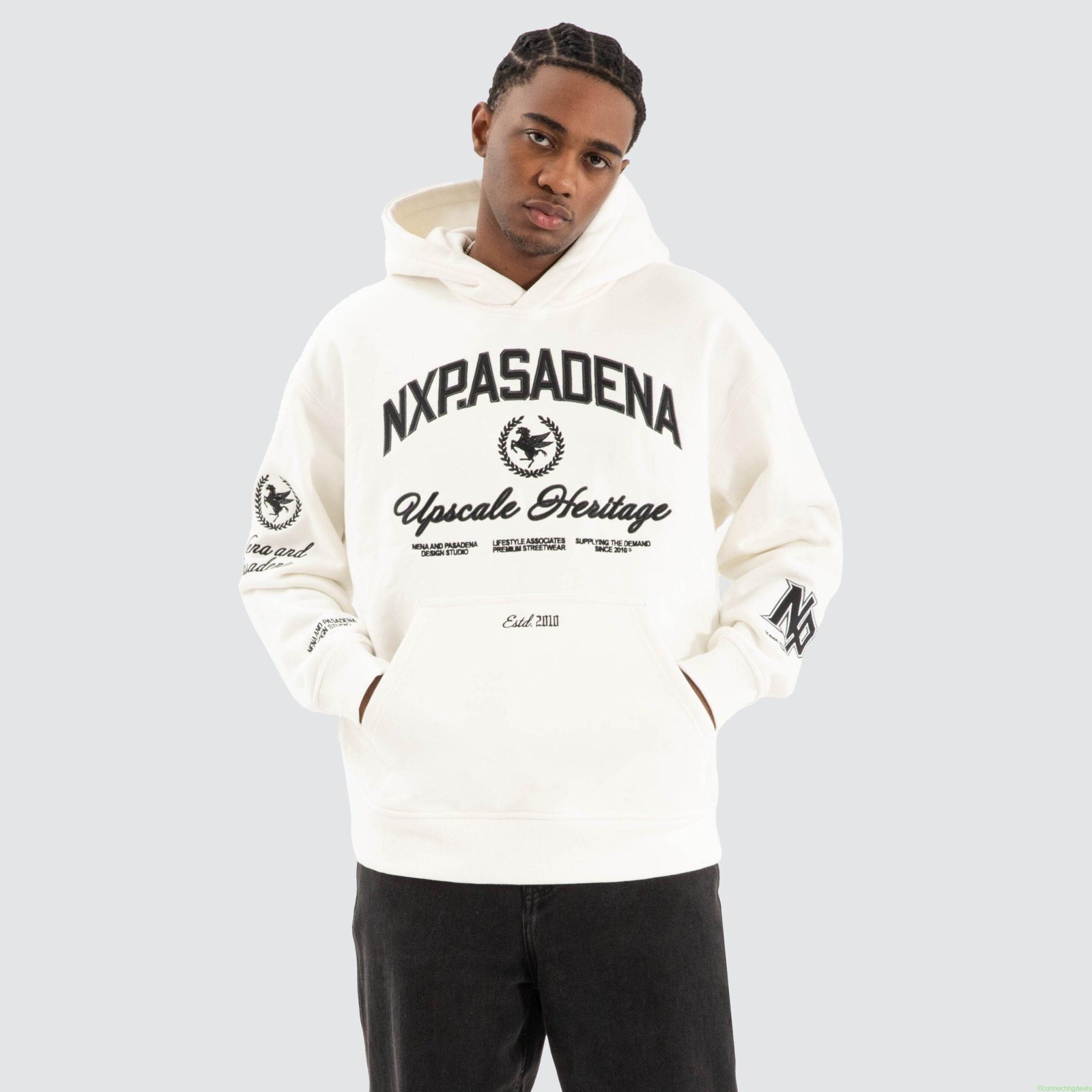 Thrill Relaxed Hoodie Natural White