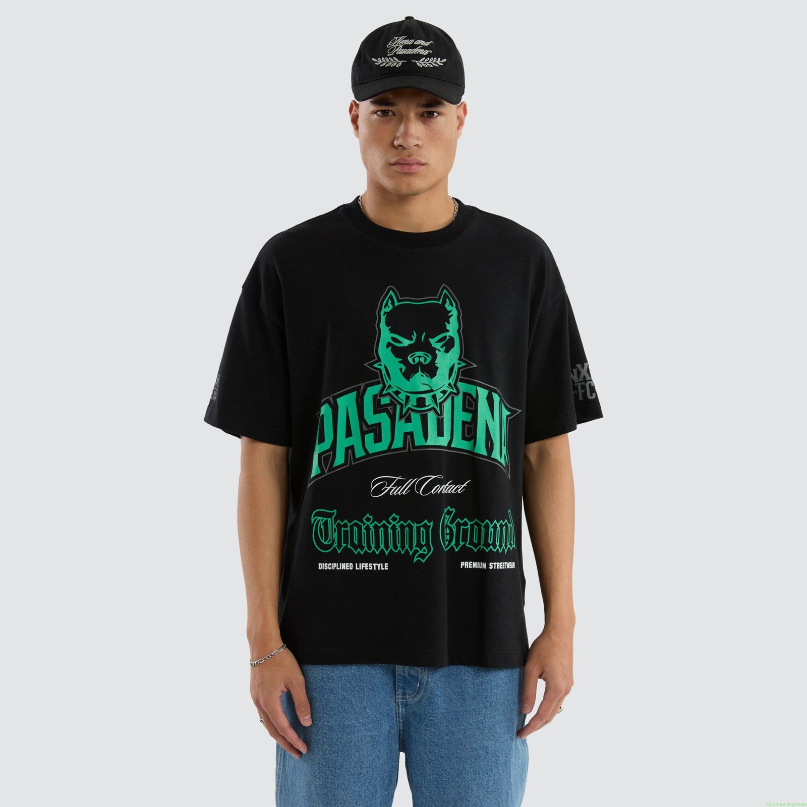 Trained Raptor Tee Anthracite Black