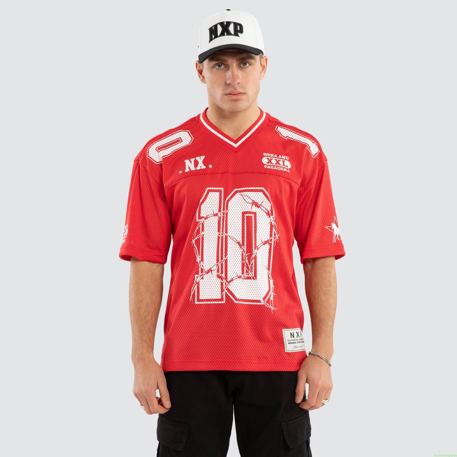 Wired Gridiron Jersey Red
