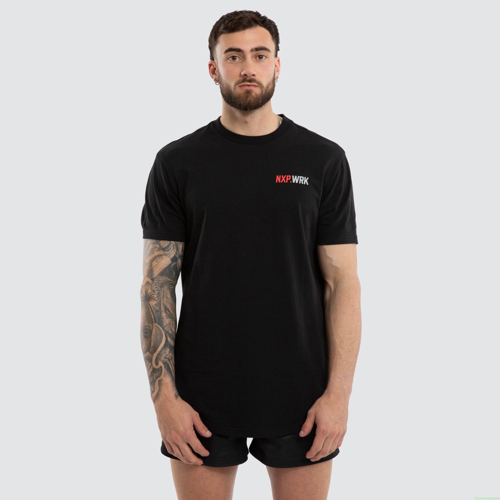 Blueprint Dual Curved T-Shirt BlackRed