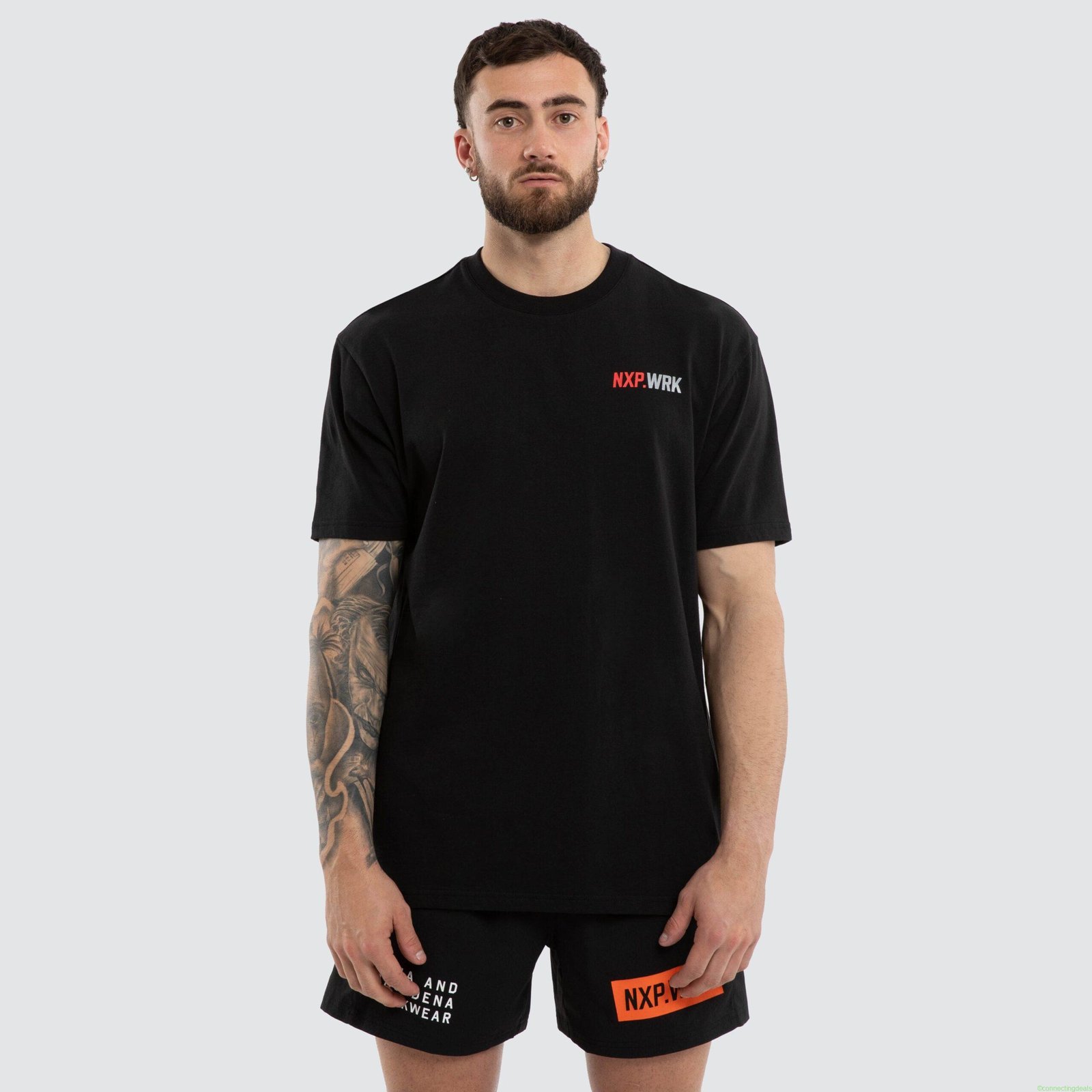 Concept Relaxed T-Shirt BlackRed