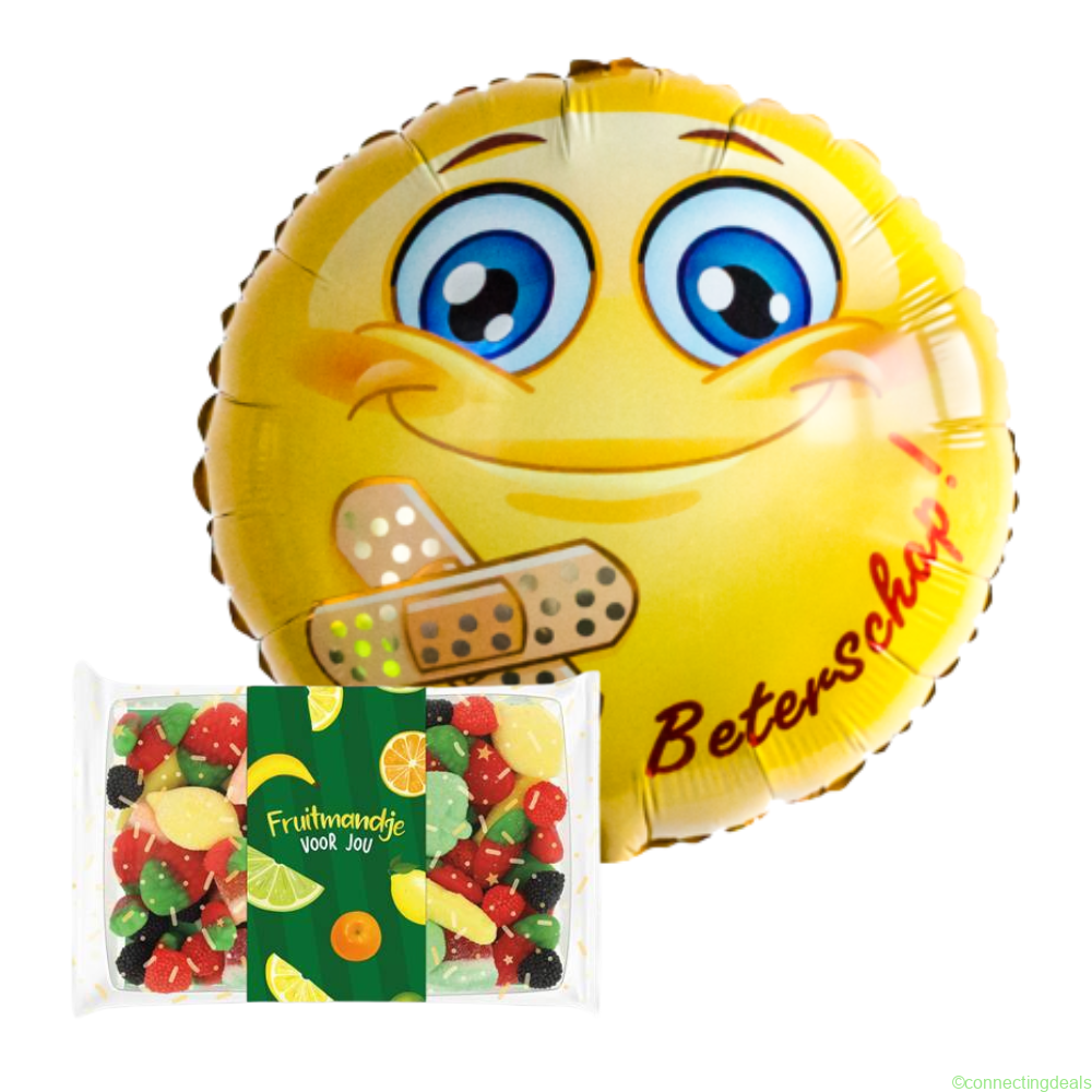 Veel Liefs Ballon Smiley beterschap
