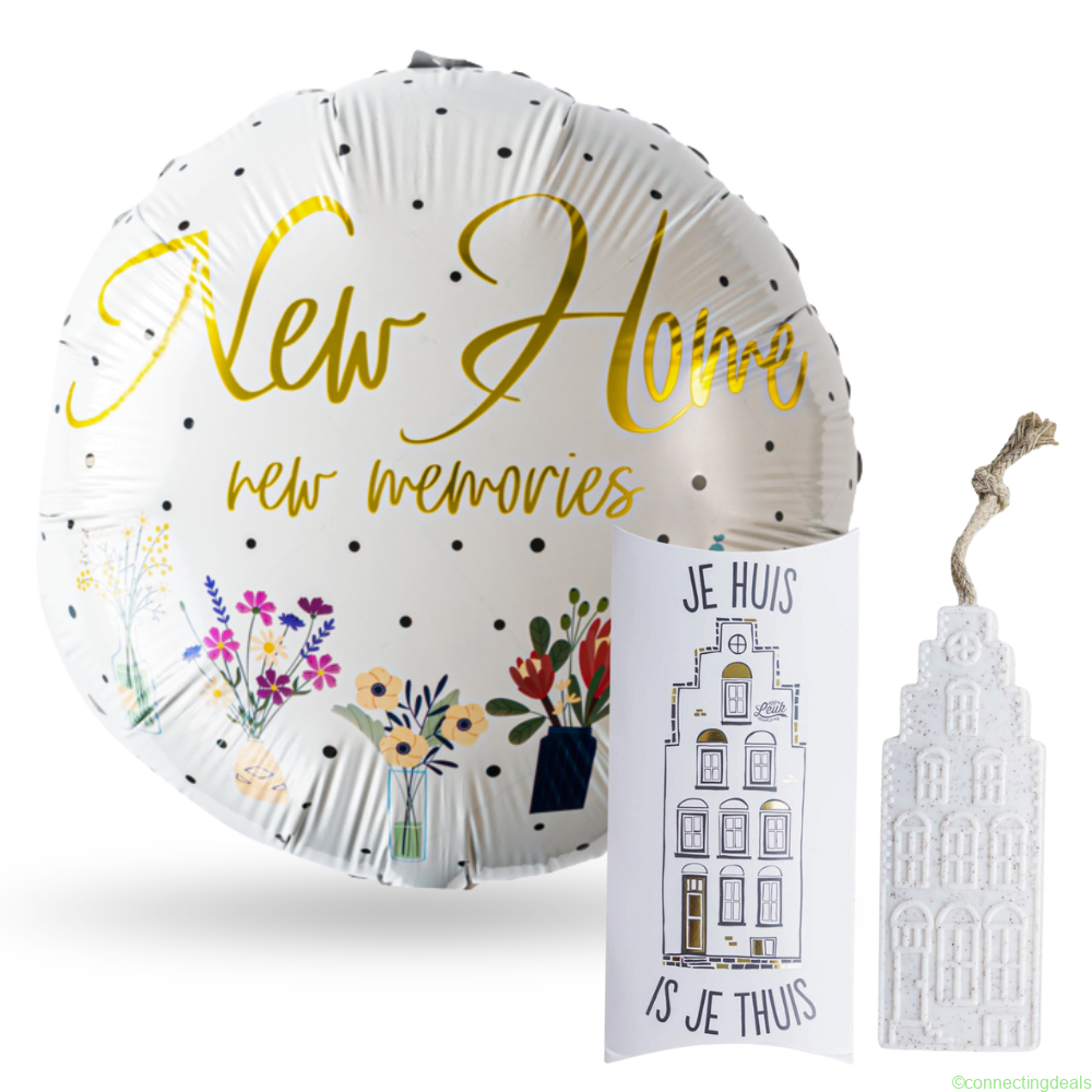 100 procent Leuk Ballon Bloemen New Home