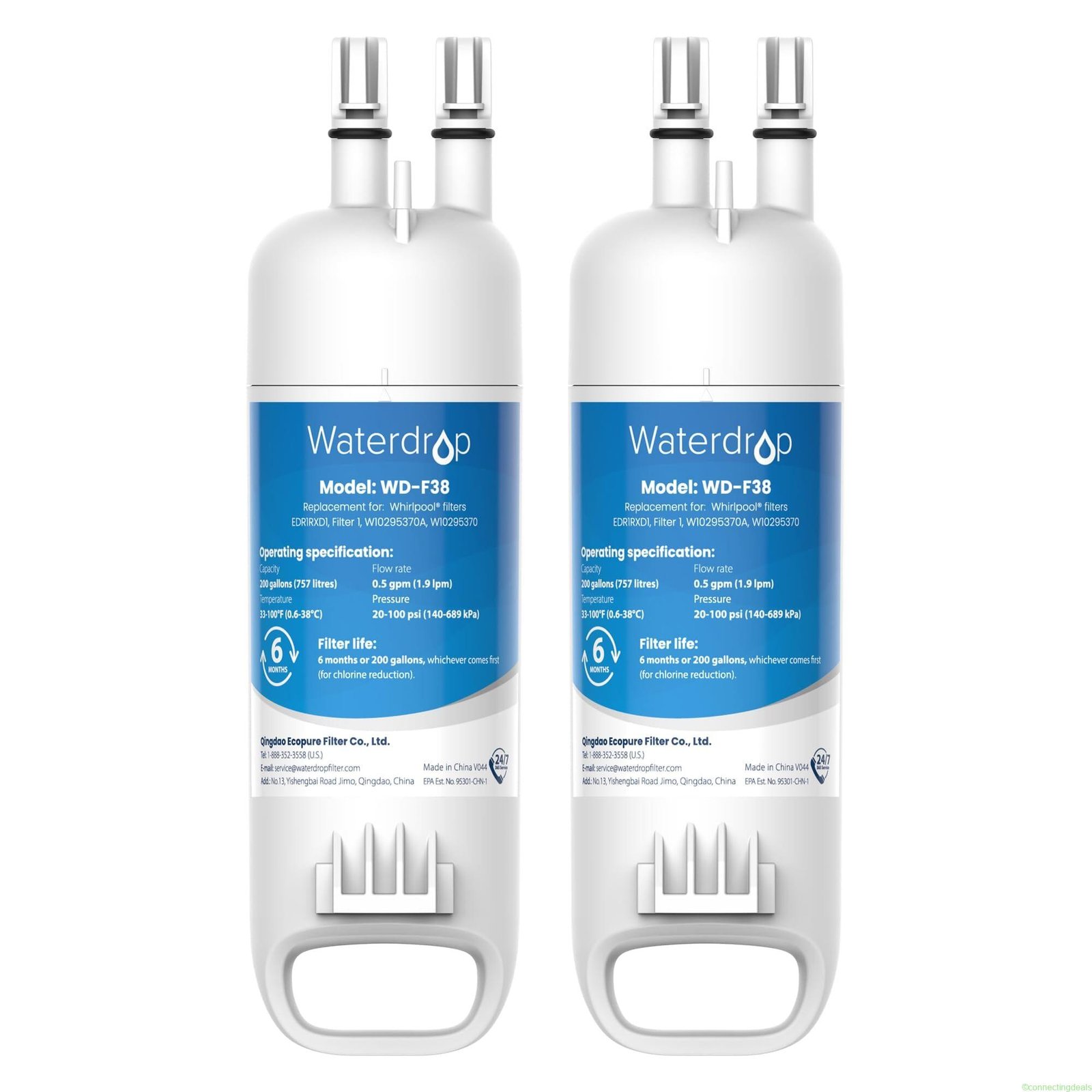 free ads Waterdrop Replacement for W10295370A