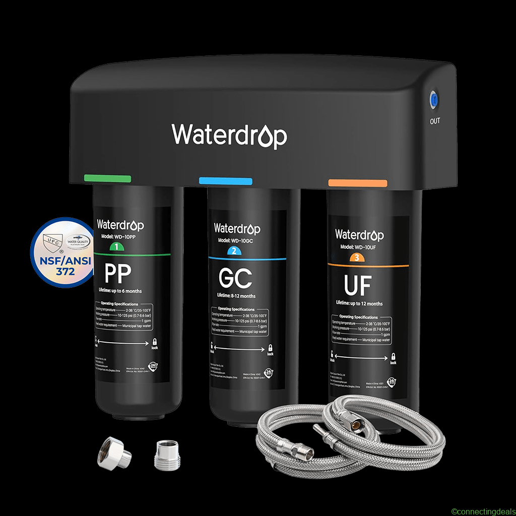 3-stage Ultra Filtration Under Sink Water