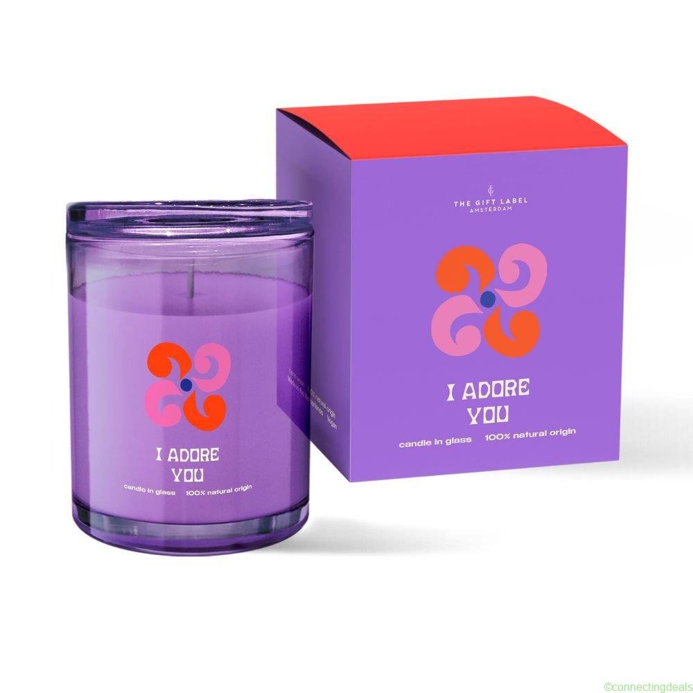 The Gift Label Geurkaars I Adore you