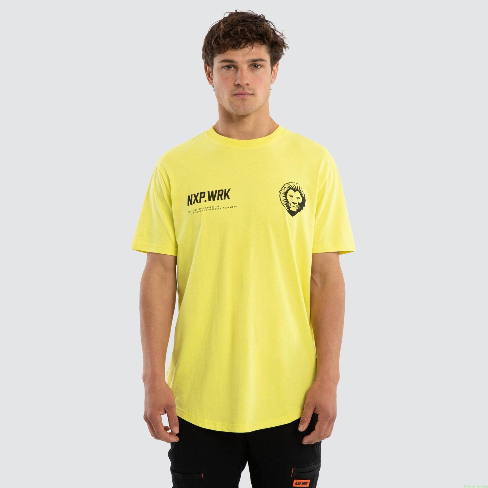 Brisbane Lions Ethic Tee Yellow