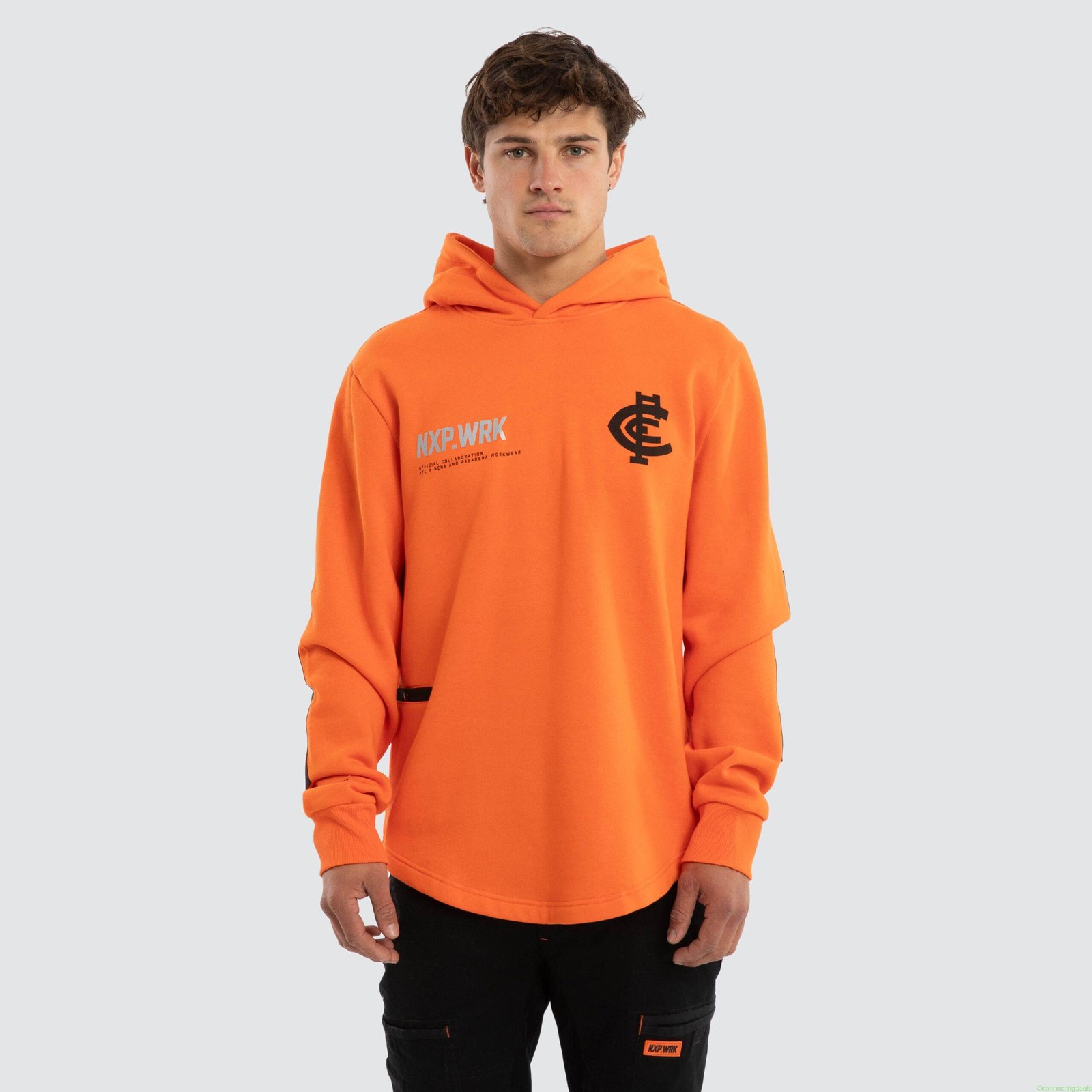Carlton Blues Admission Hoodie Orange