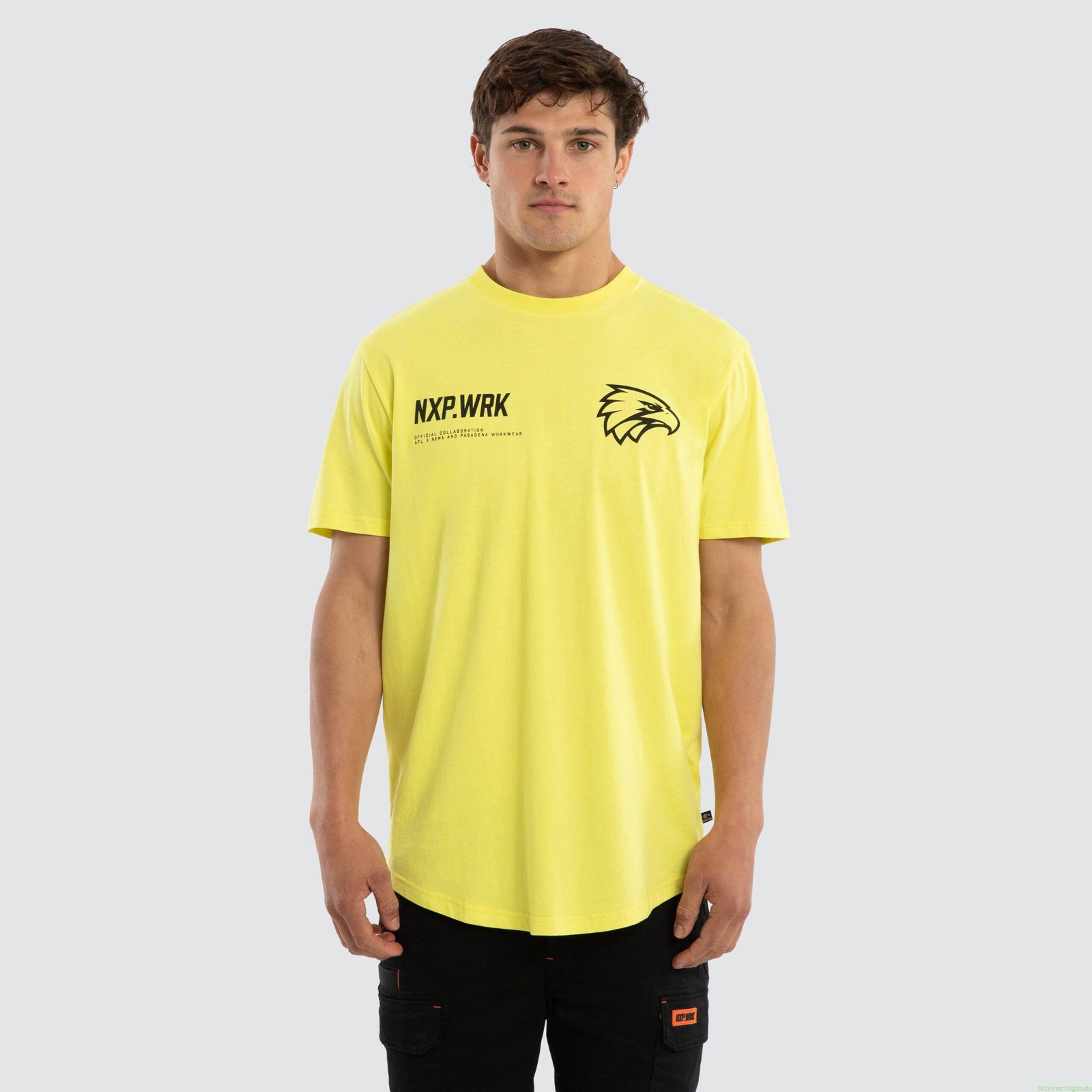 West Coast Eagles Ethic Tee Yellow