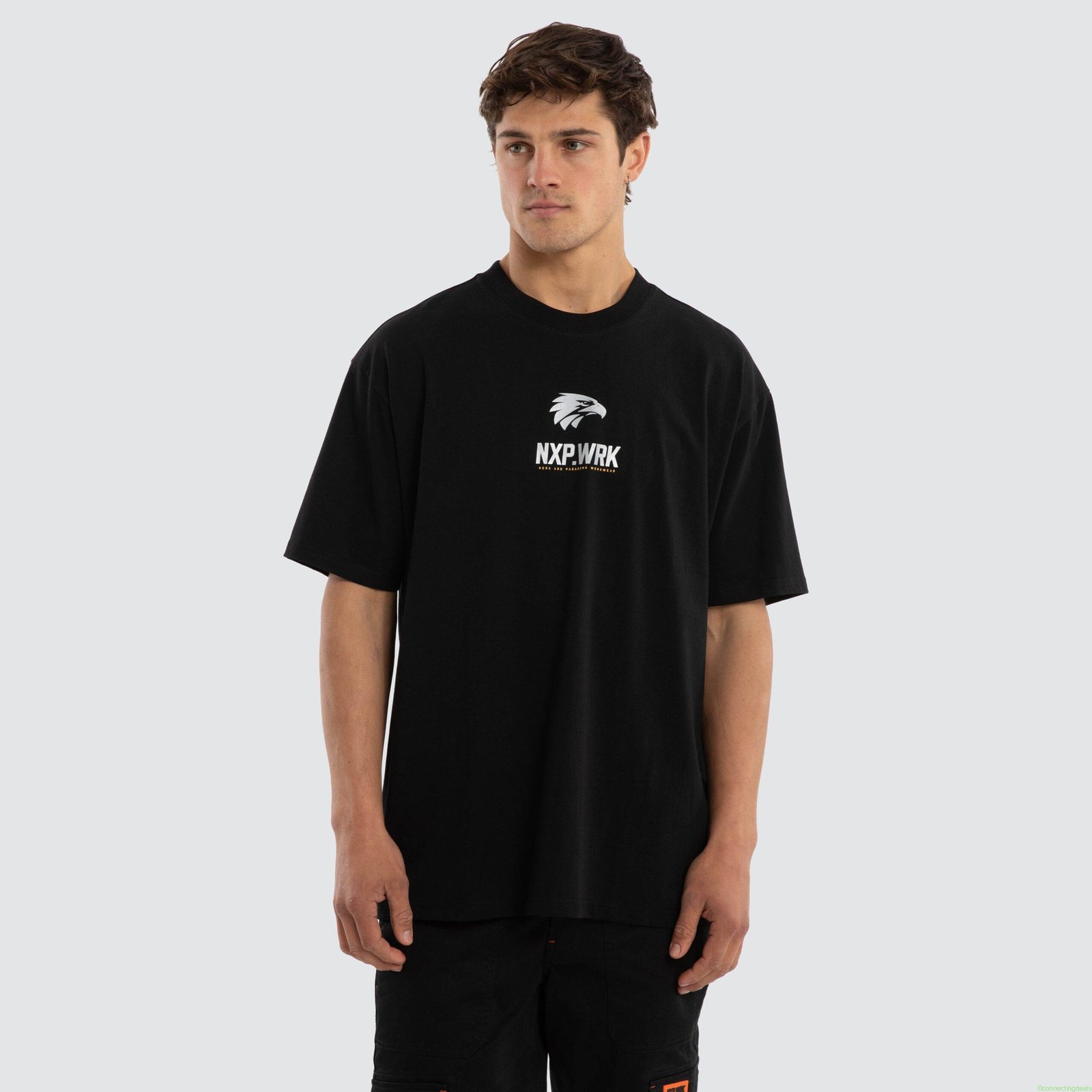 West Coast Eagles Union Tee Jet Black