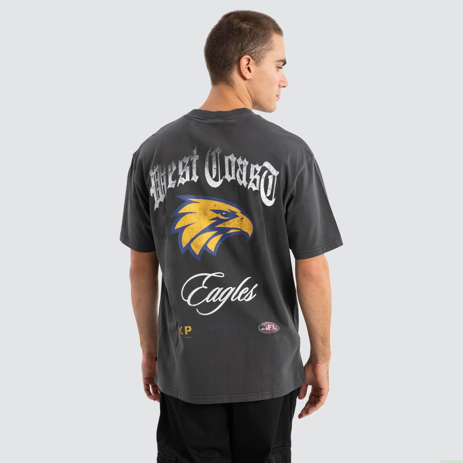 West Coast Eagles AFL Vintage Goth Tee