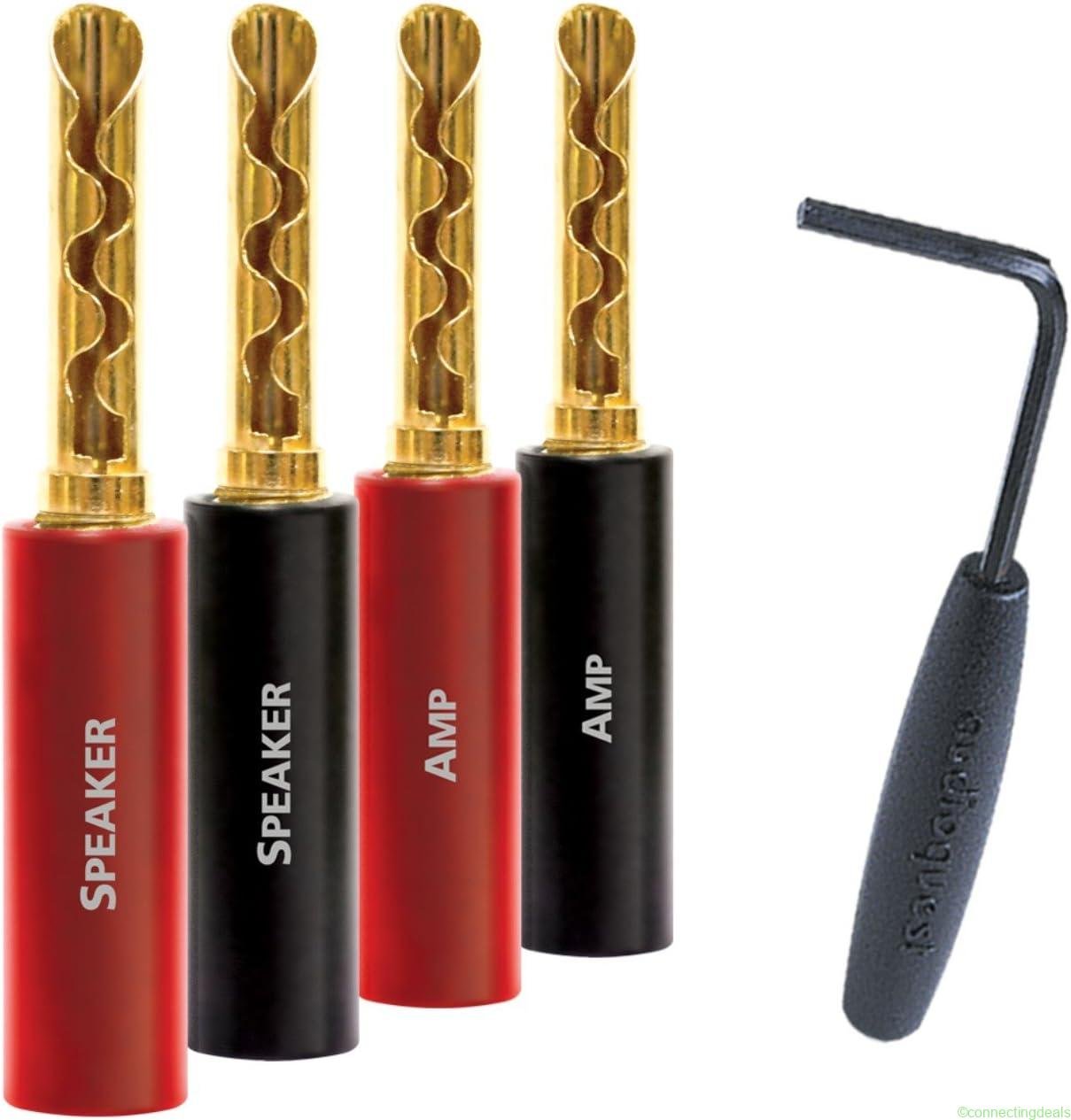 AudioQuest SureGrip100 BFA 8-Pack