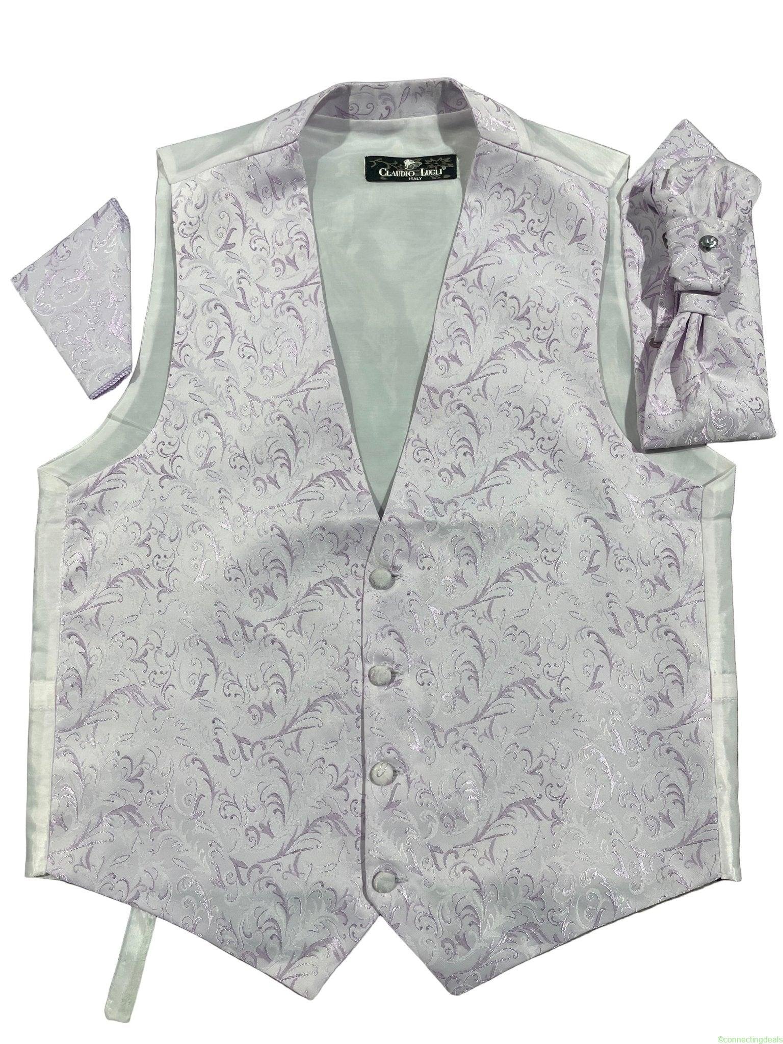 BAROQUE WAISTCOAT CRAVAT AND HANDKERCHIEF SET