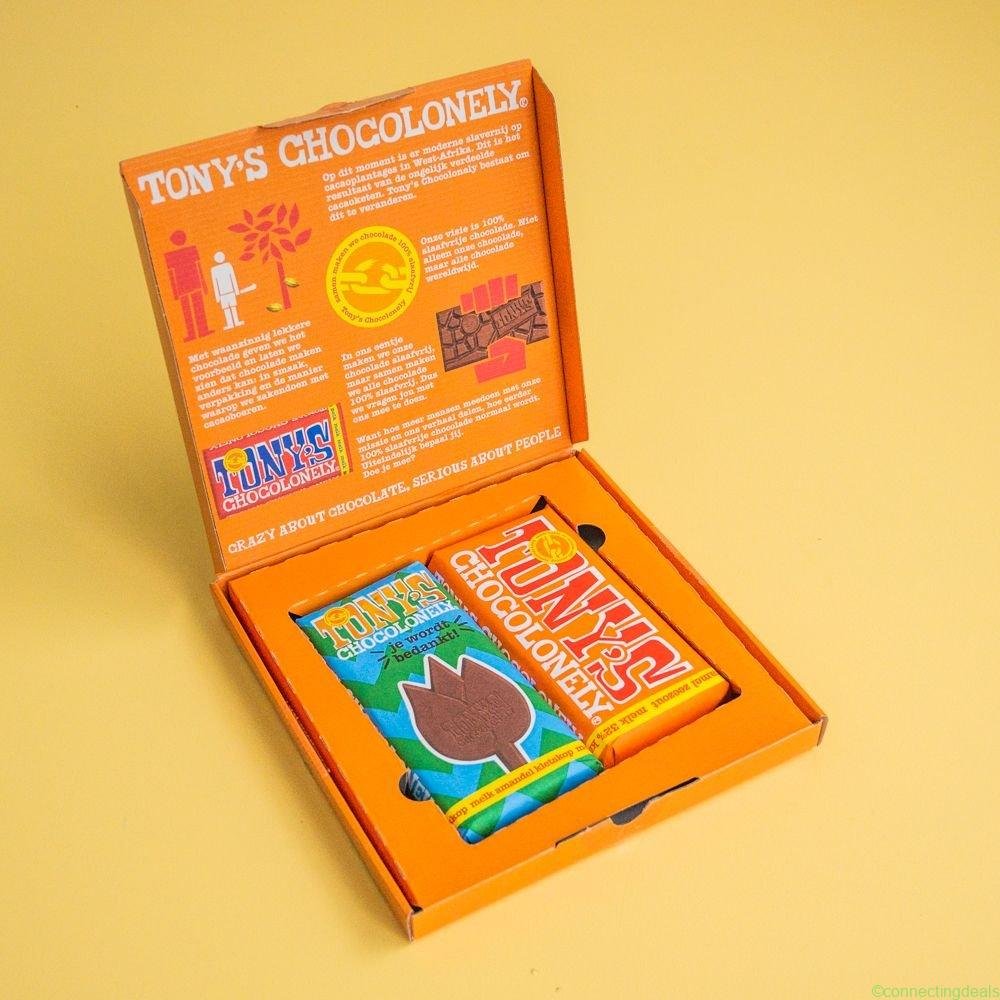 Tonys Chocolonely Giftbox Bedankt 2 repen