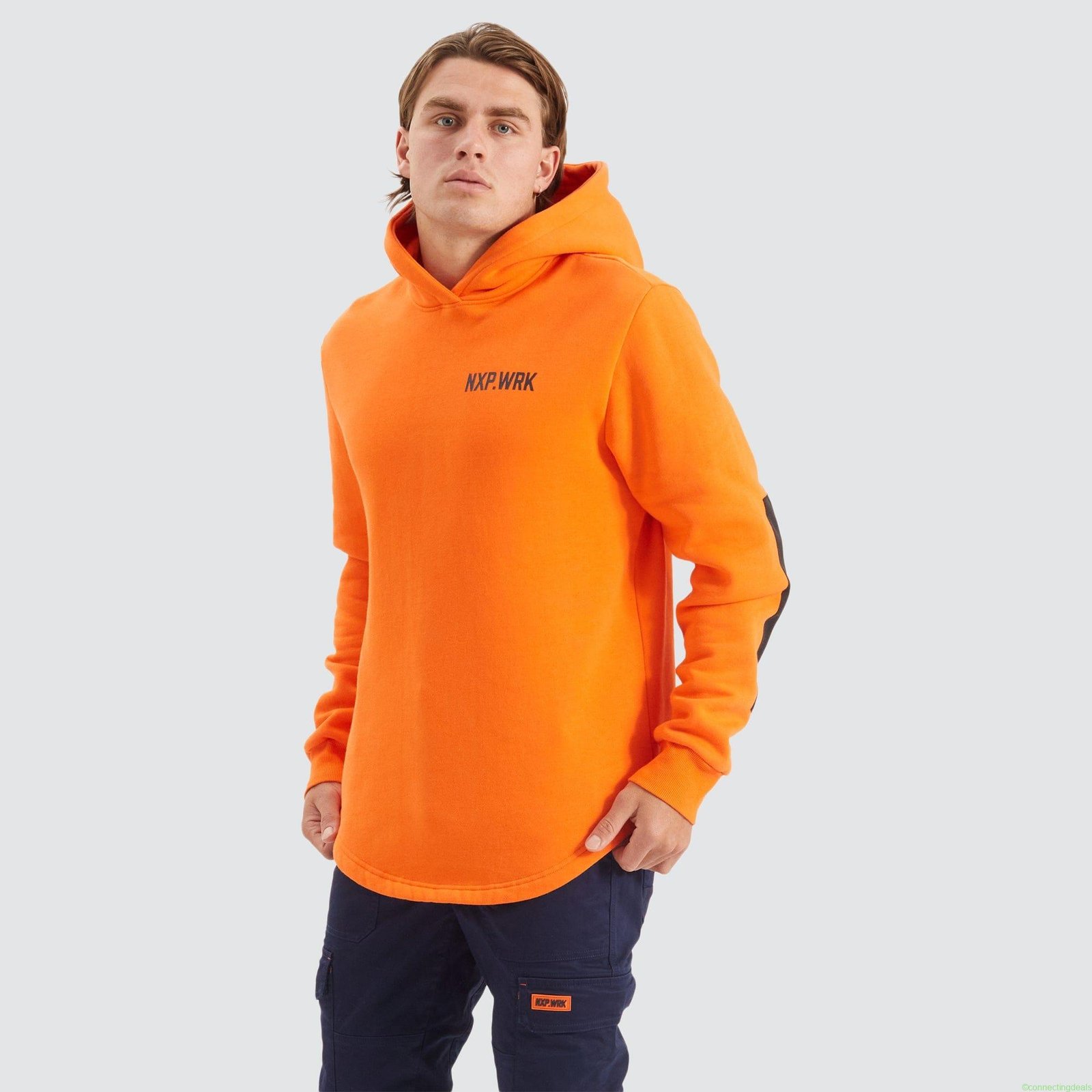 Blueprint Dual Curved Hoodie Work