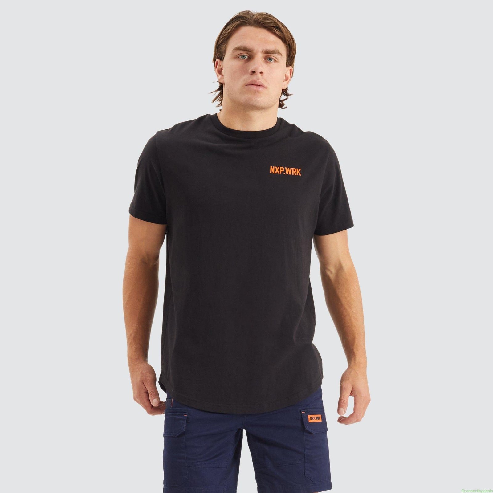 Blueprint Dual Curved T-Shirt Solid