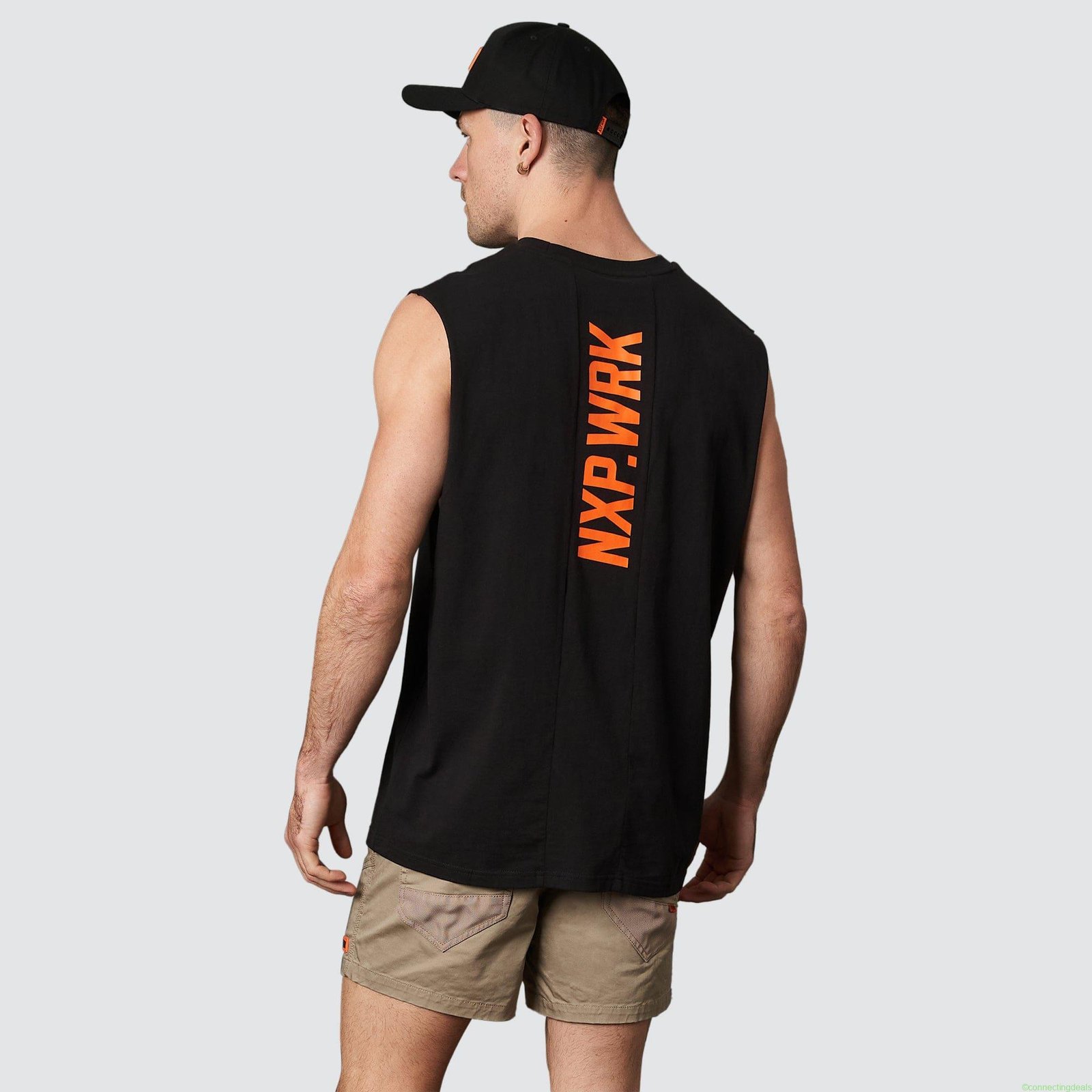 Blueprint Relaxed Muscle Tee Solid Black