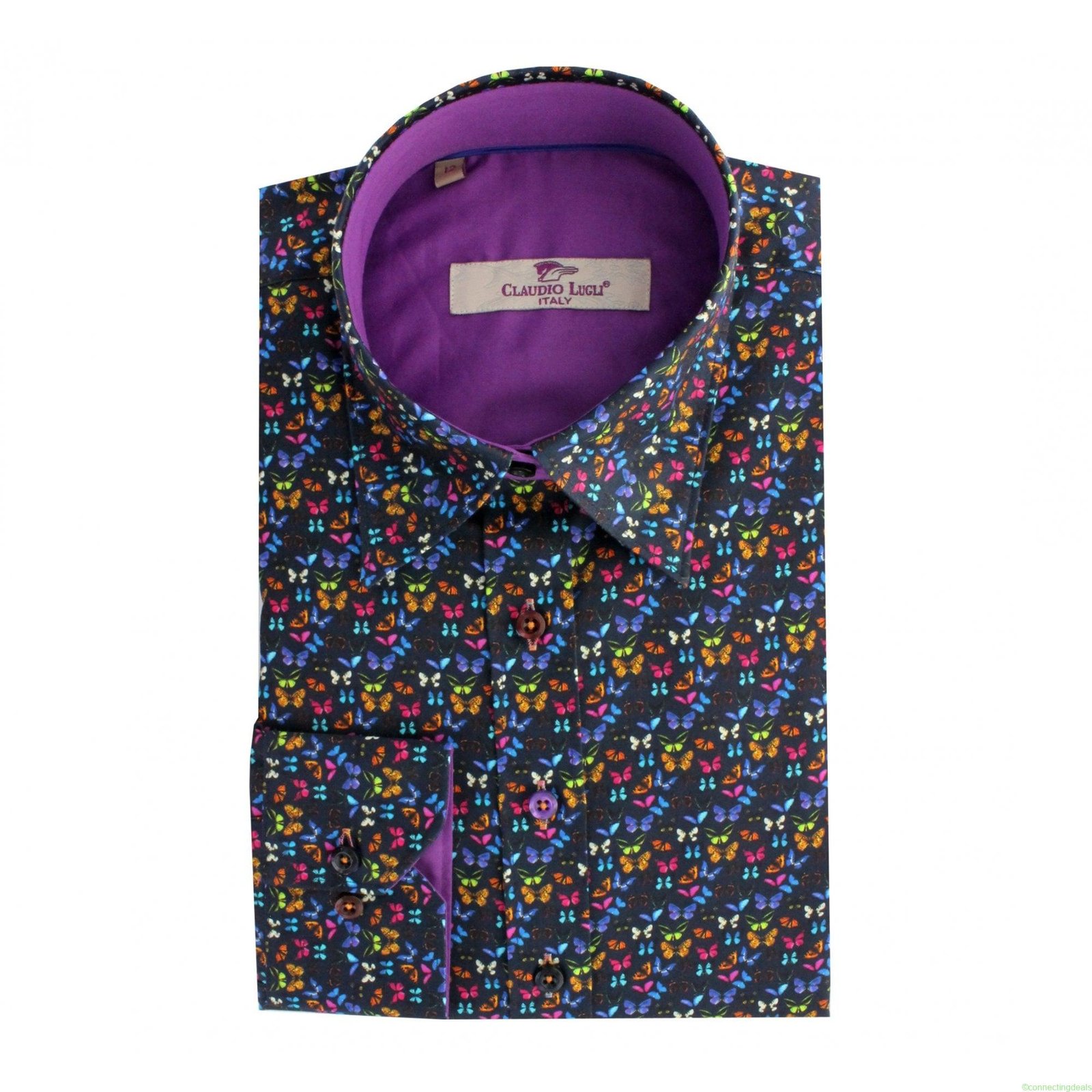 BUTTERFLY PRINT WOMENS SHIRT