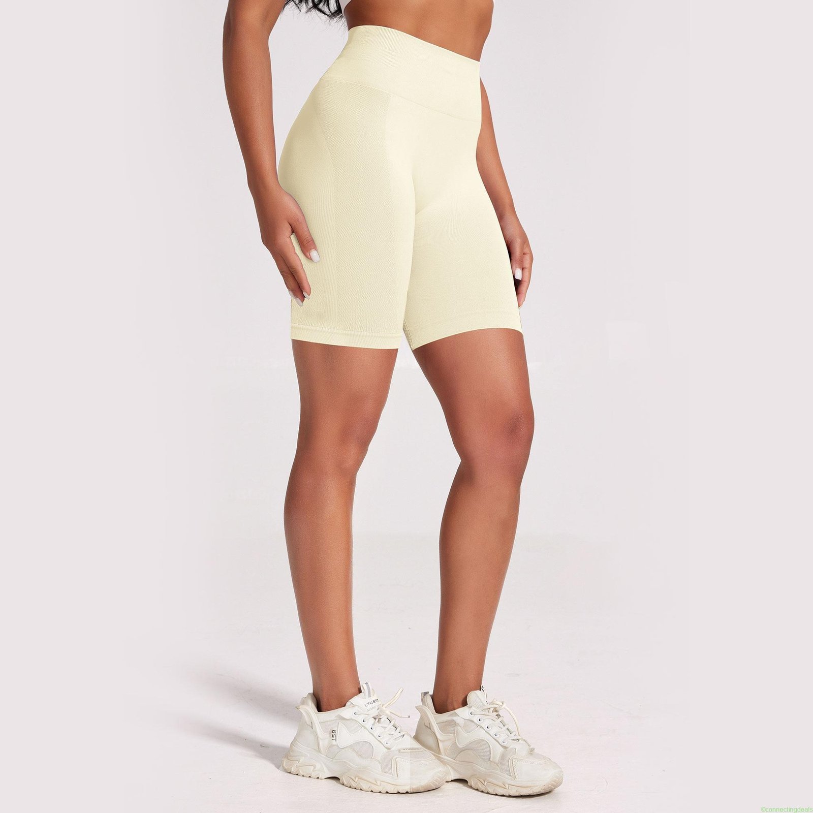 free ads VICONOW Womens High-Waisted 8inch Biker