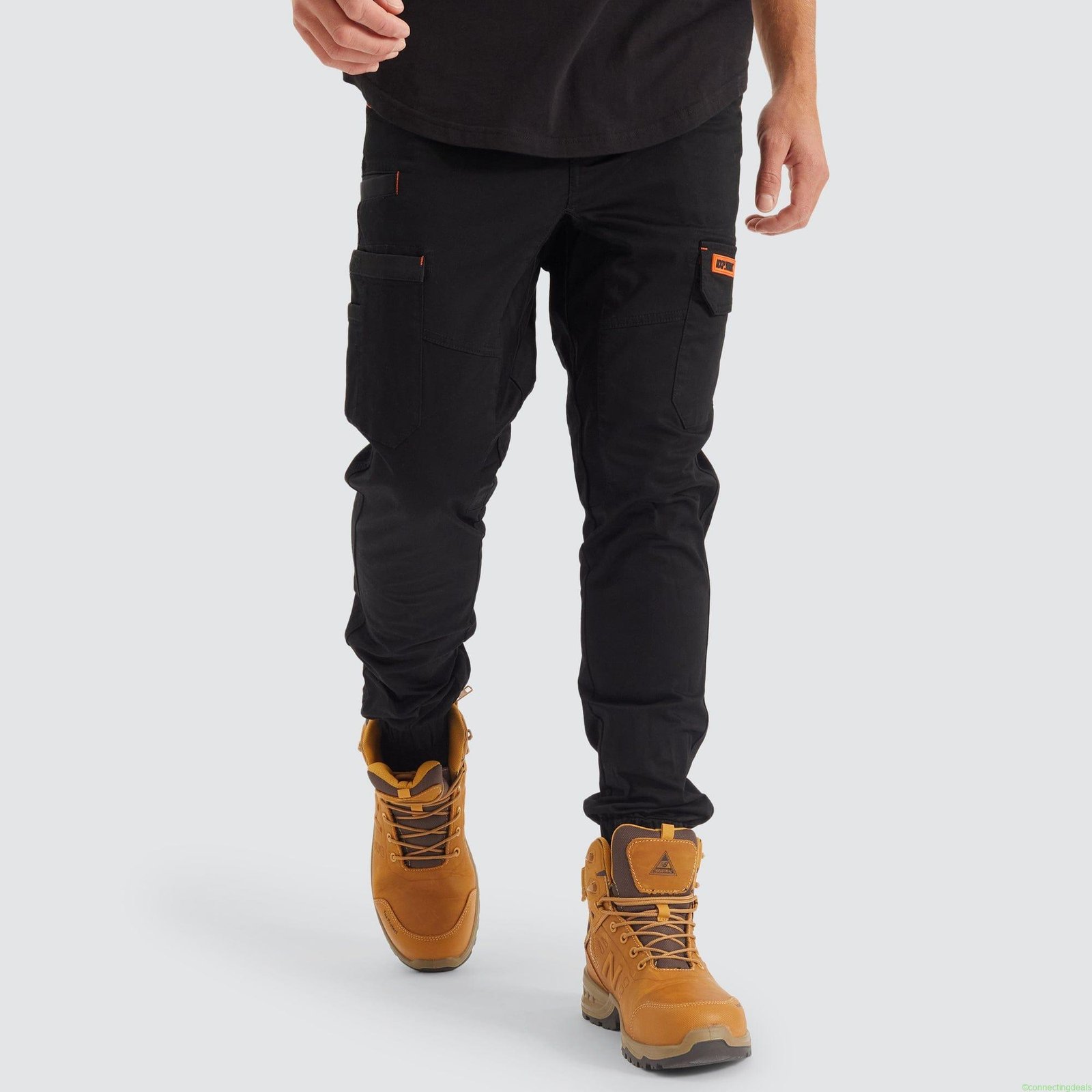 Crossover Slim Fit Jogger Pant Black