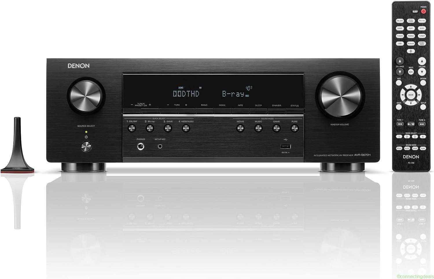 Denon AVR-S670H 52 Ch 8k Home Theater