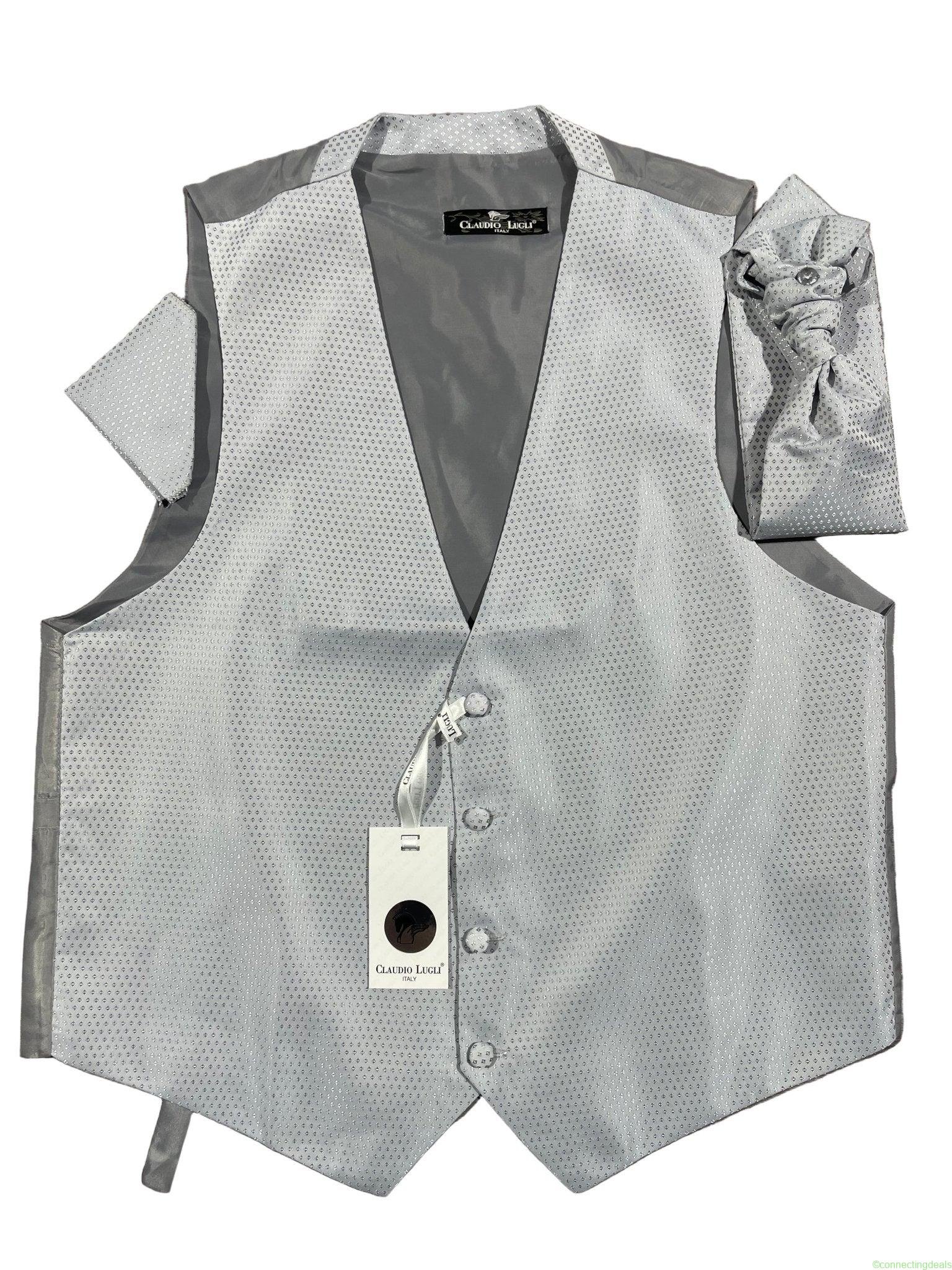 DIAMONDS WAISTCOAT CRAVAT AND HANDKERCHIEF SET