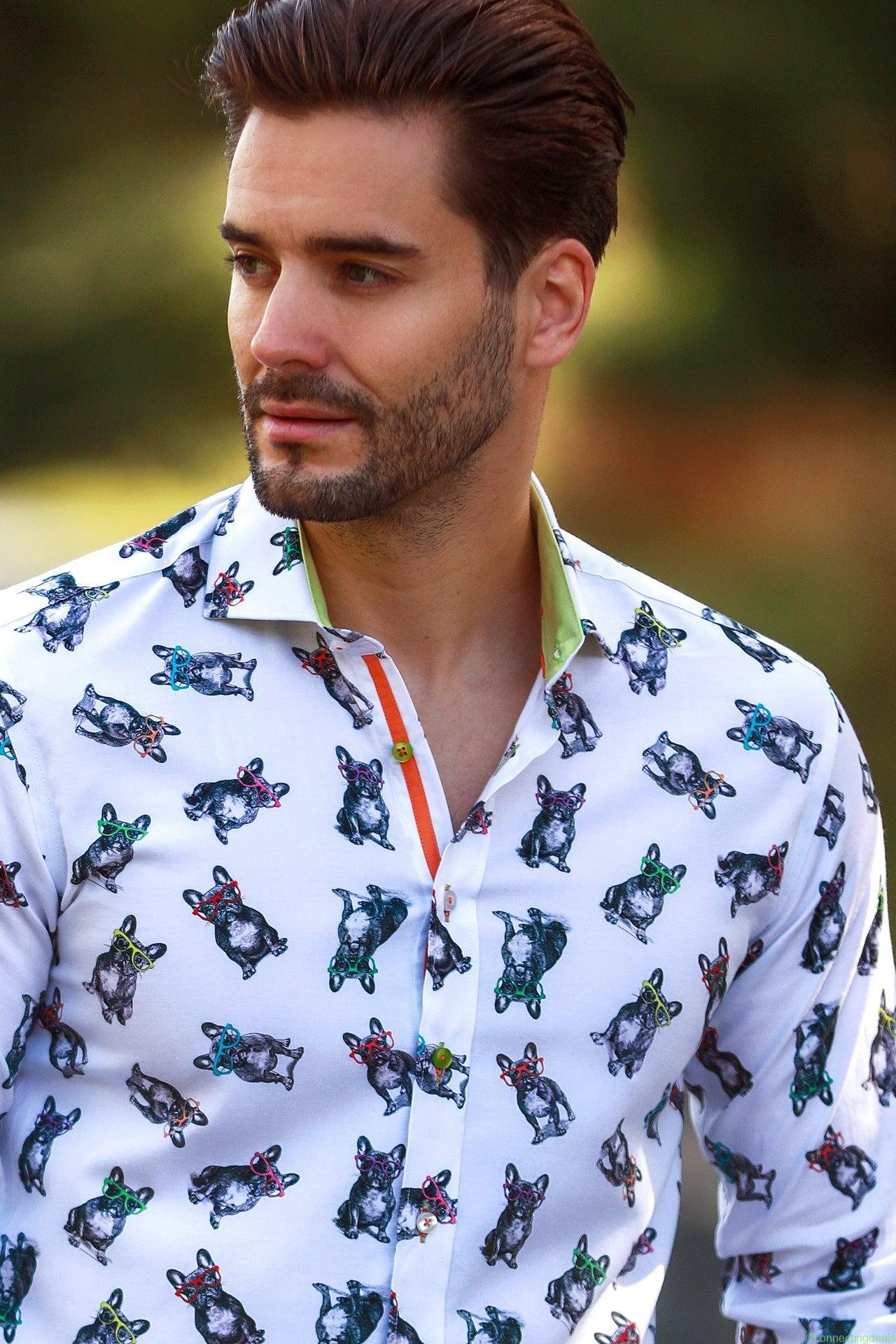 FUNNY FRENCH BULLDOG TENCEL SHIRT