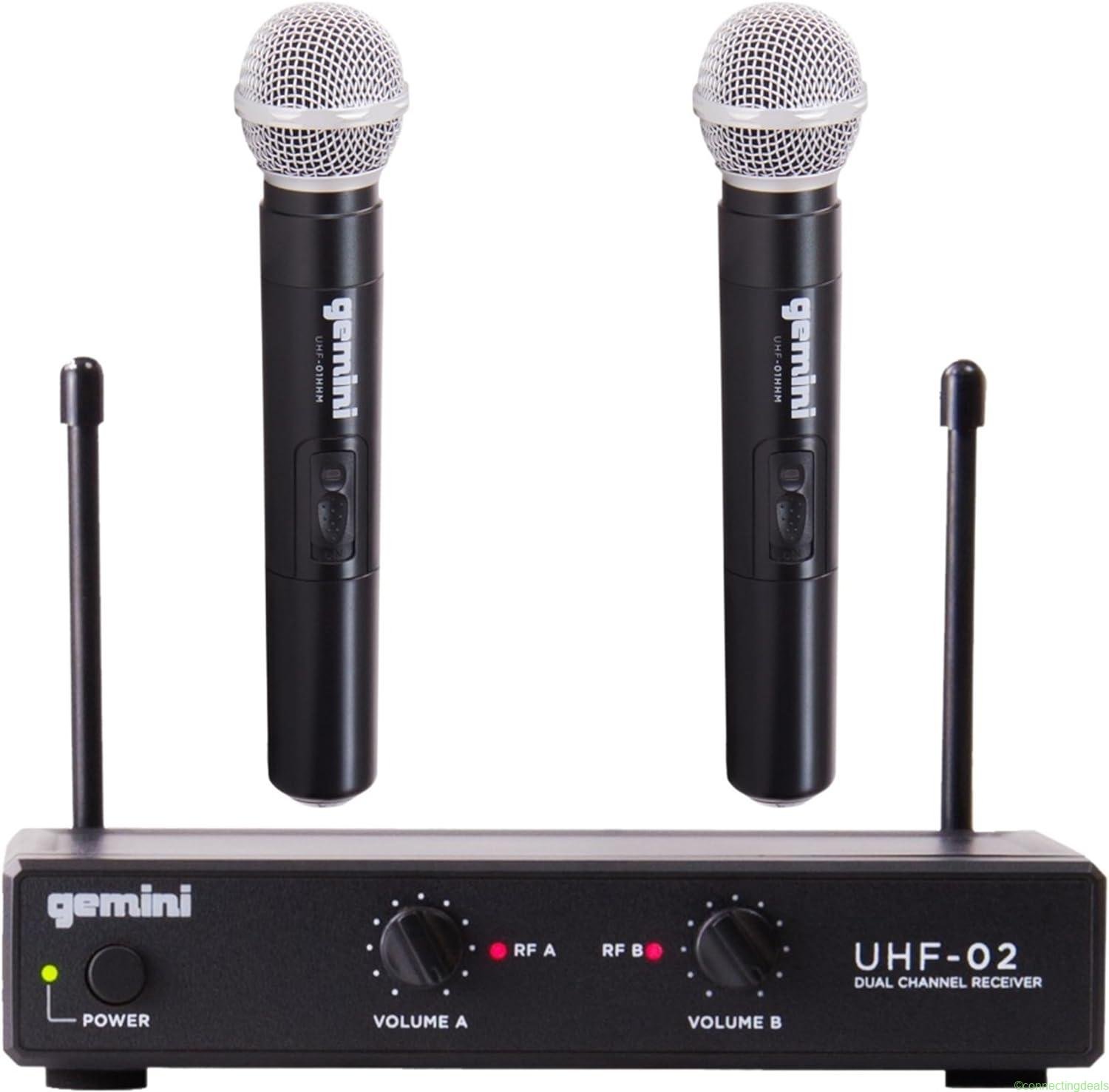 free ads Gemini UHF-02M S12 Dual Wireless