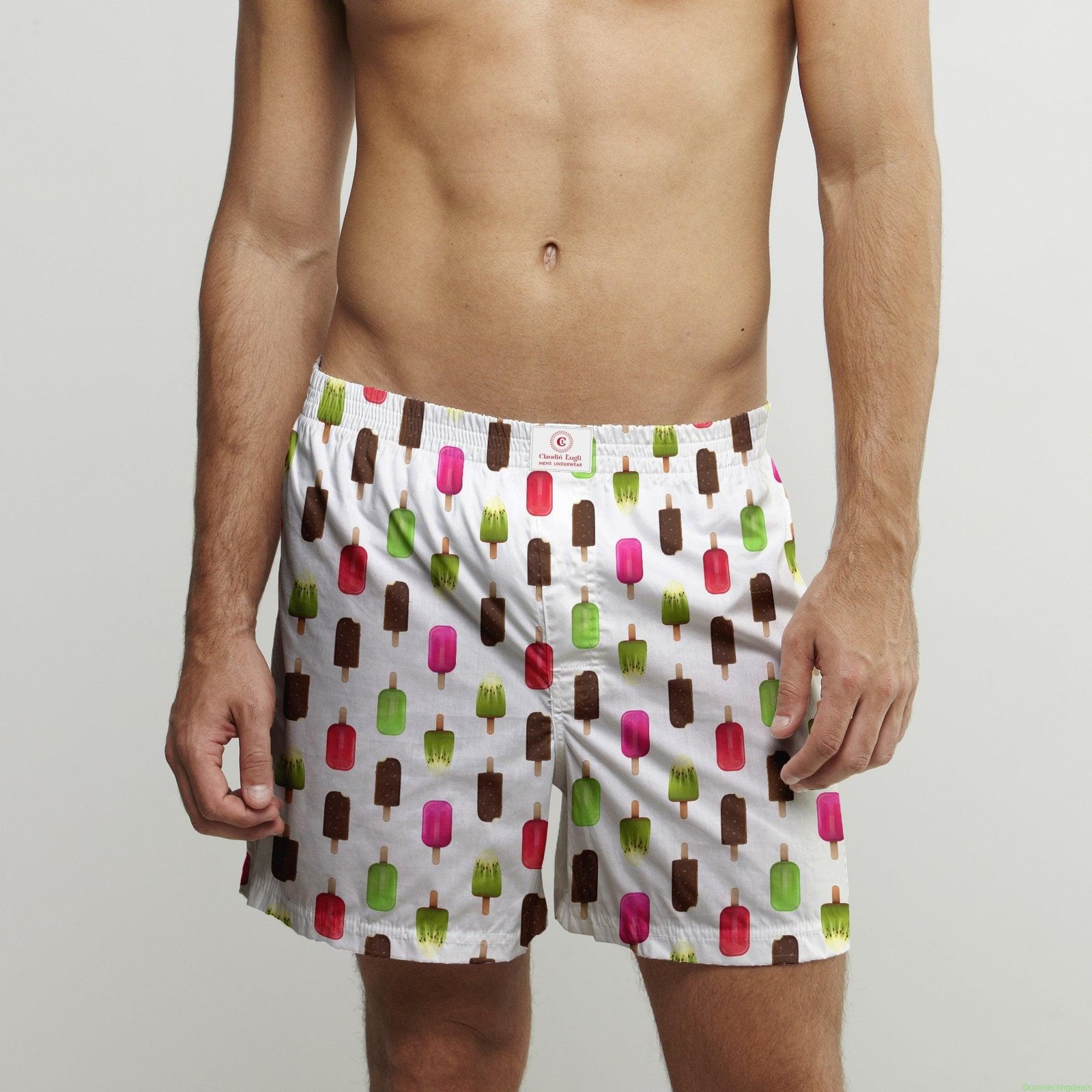 ICE CREAM LOLLYS COTTON POPLIN PRINT BOXER