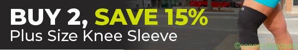 Buy 2 & Save 15% on Plus Size Knee Sleeve