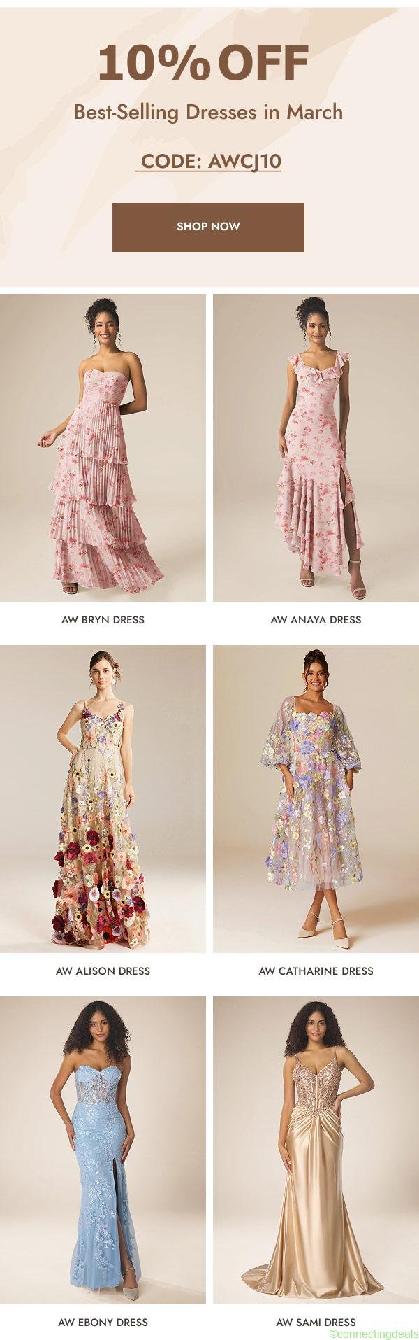 Best Selling Dresses In March