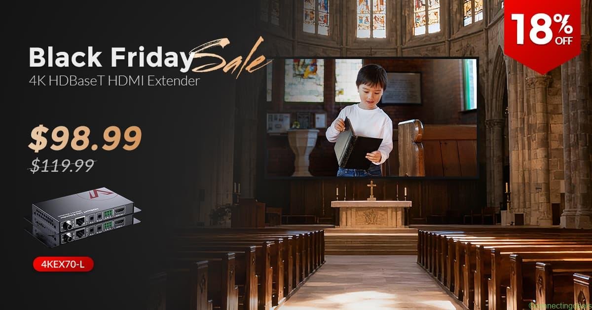 Black Friday Sale Economical 4K HDBaseT HDMI