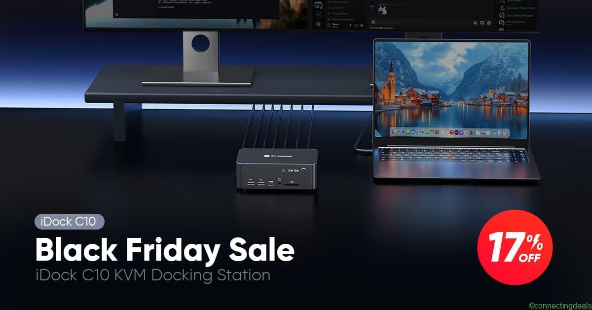 Black Friday Sale iDock C10 USB C KVM Switch