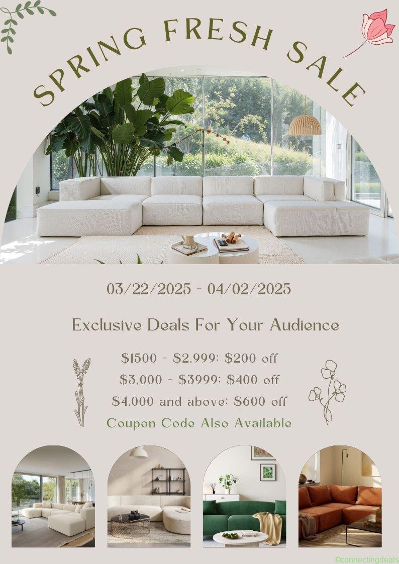 spring sale newsletter