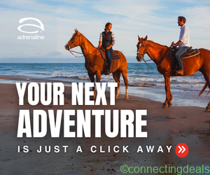 Horseback Tour Evergreen Medium Rectangle