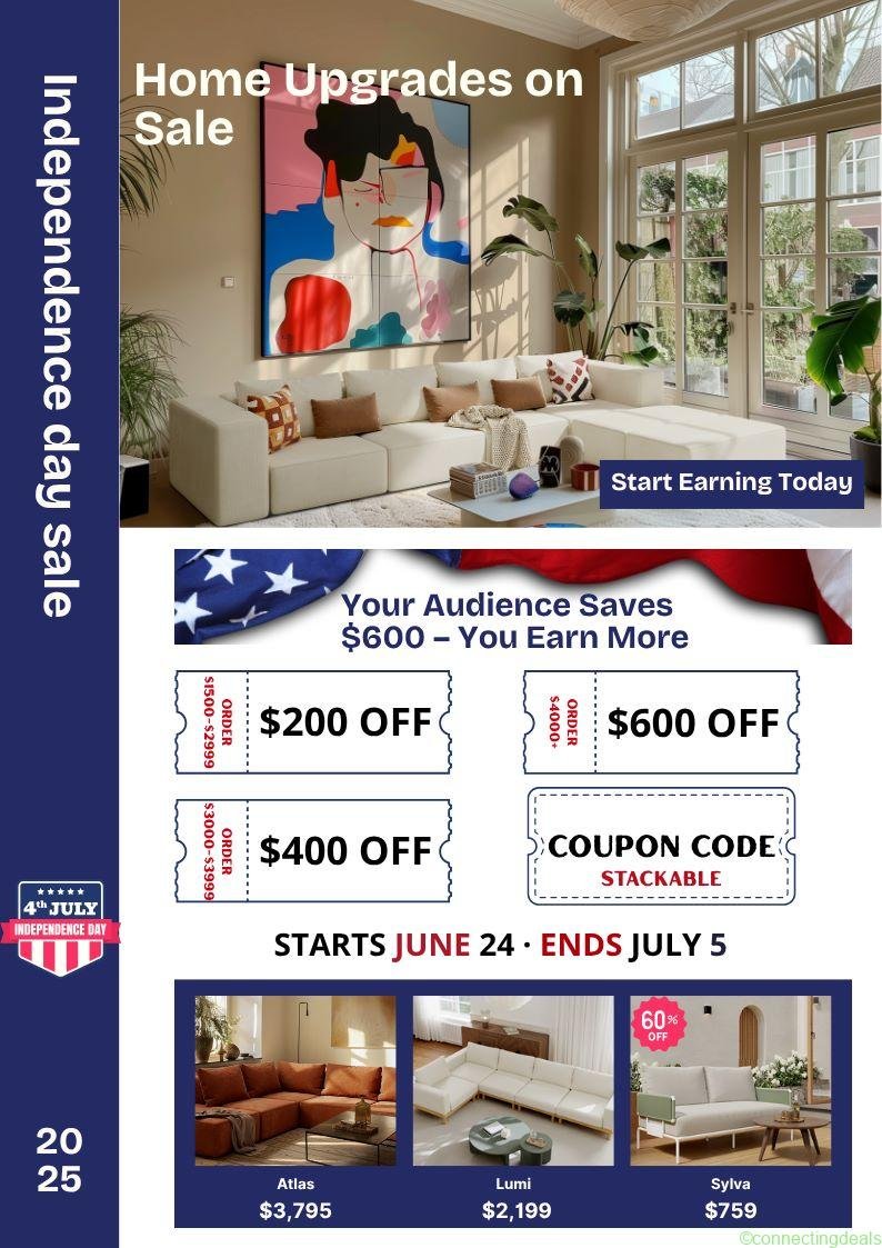 independence day sale newsletter