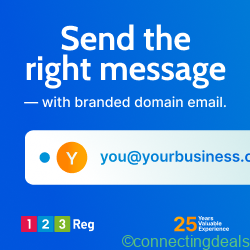Send the right message! Branded email form 123Reg!