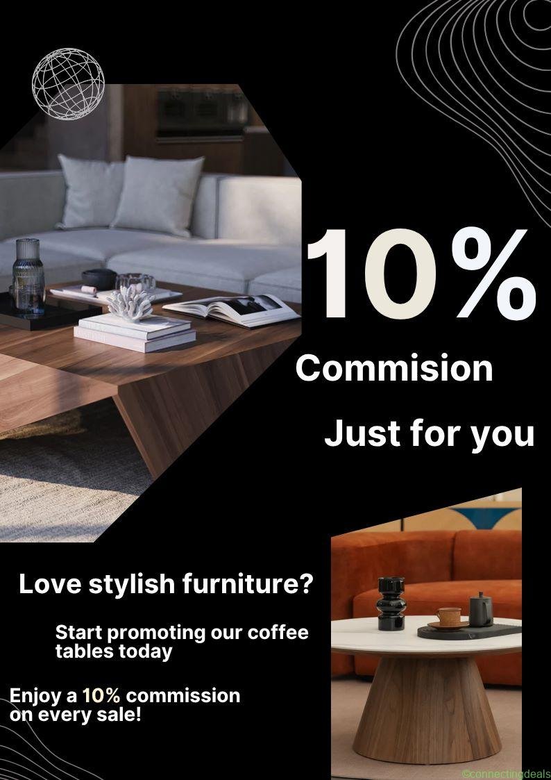 coffee table promotion newsletter