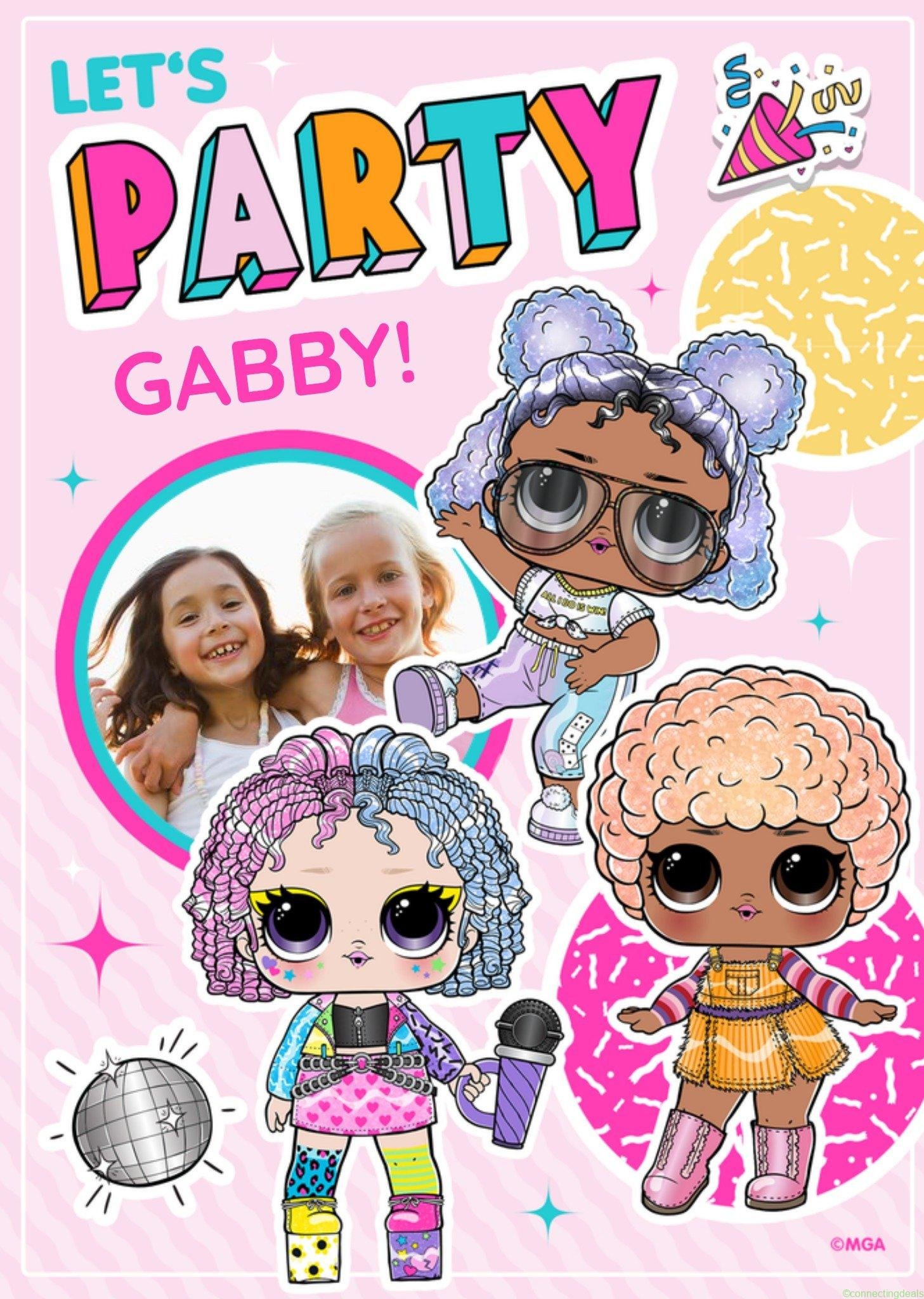 free ads L OL Surprise L OL Surprise Verjaardagskaart