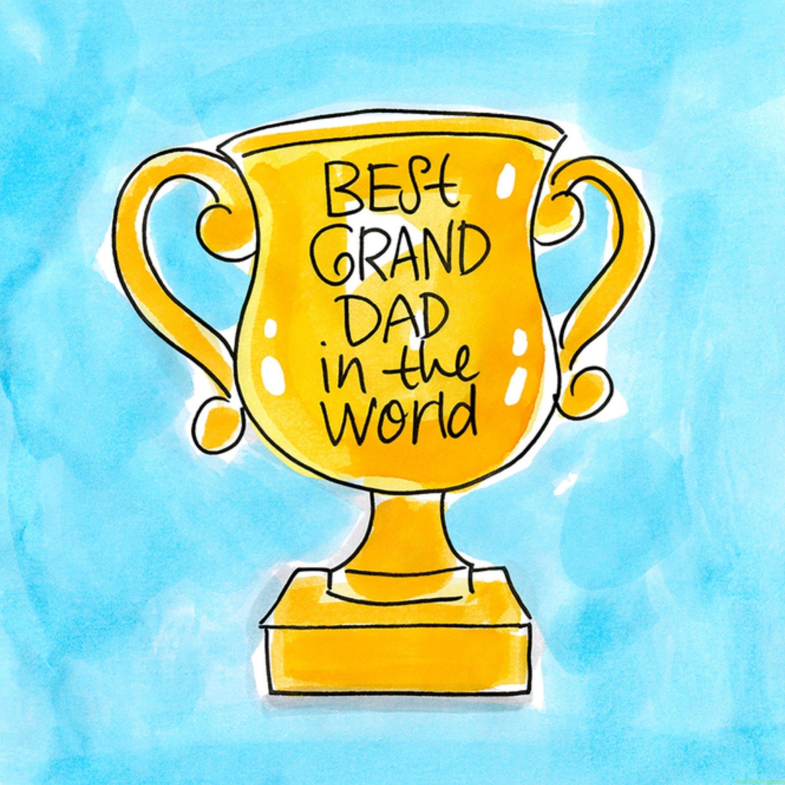 Blond Amsterdam Vaderdagkaart Best Granddad